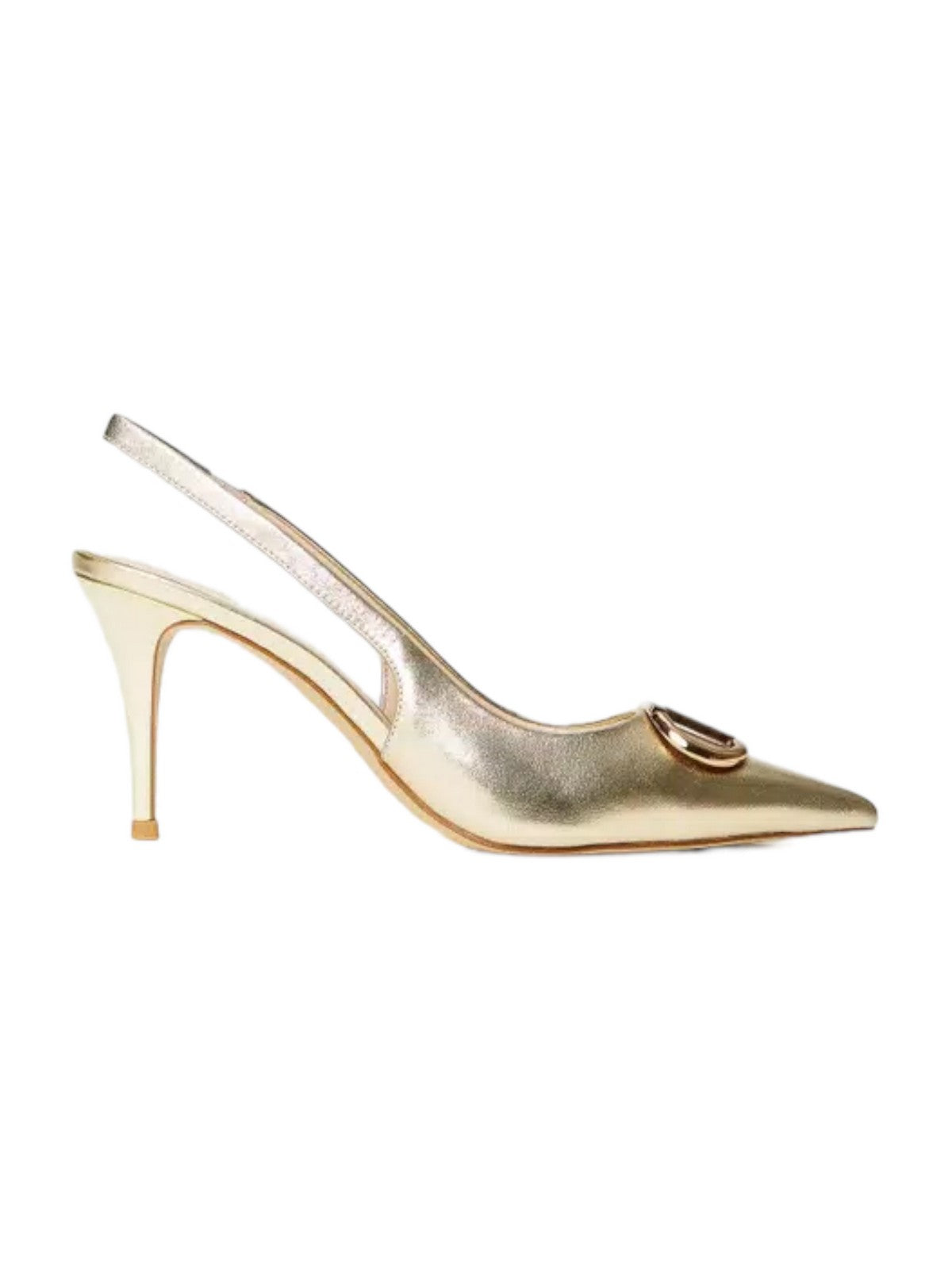 Twinset décolleté woman 241tcp122 10366 gold