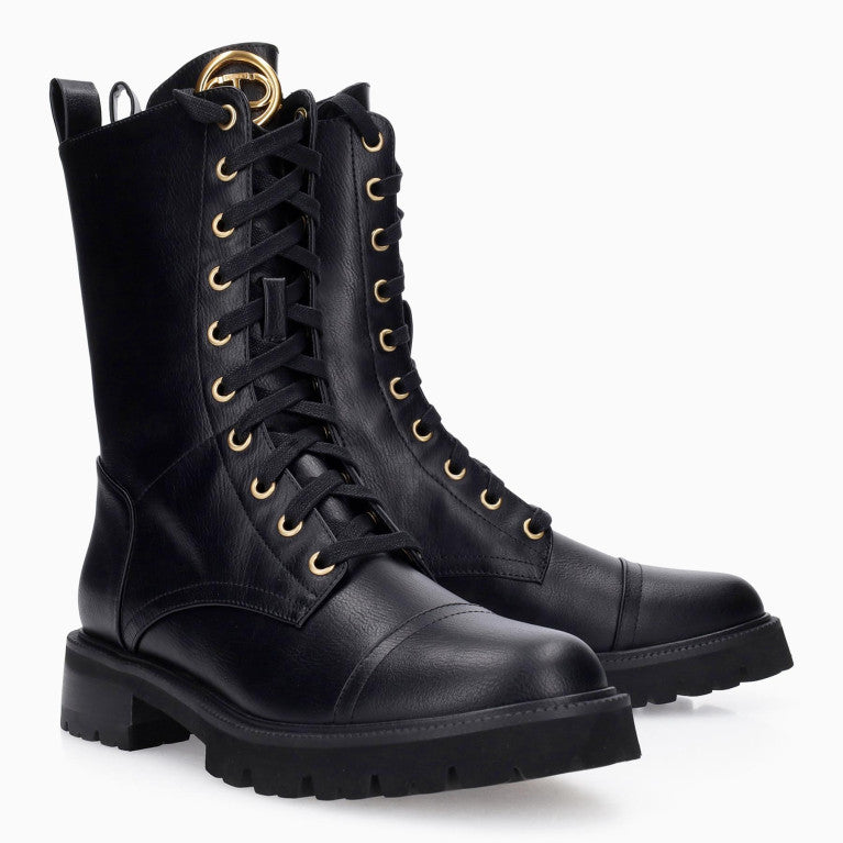 TWINSET Stivali e Stivaletti Donna URBAN BOOTS 252TCP190 00006 Nero