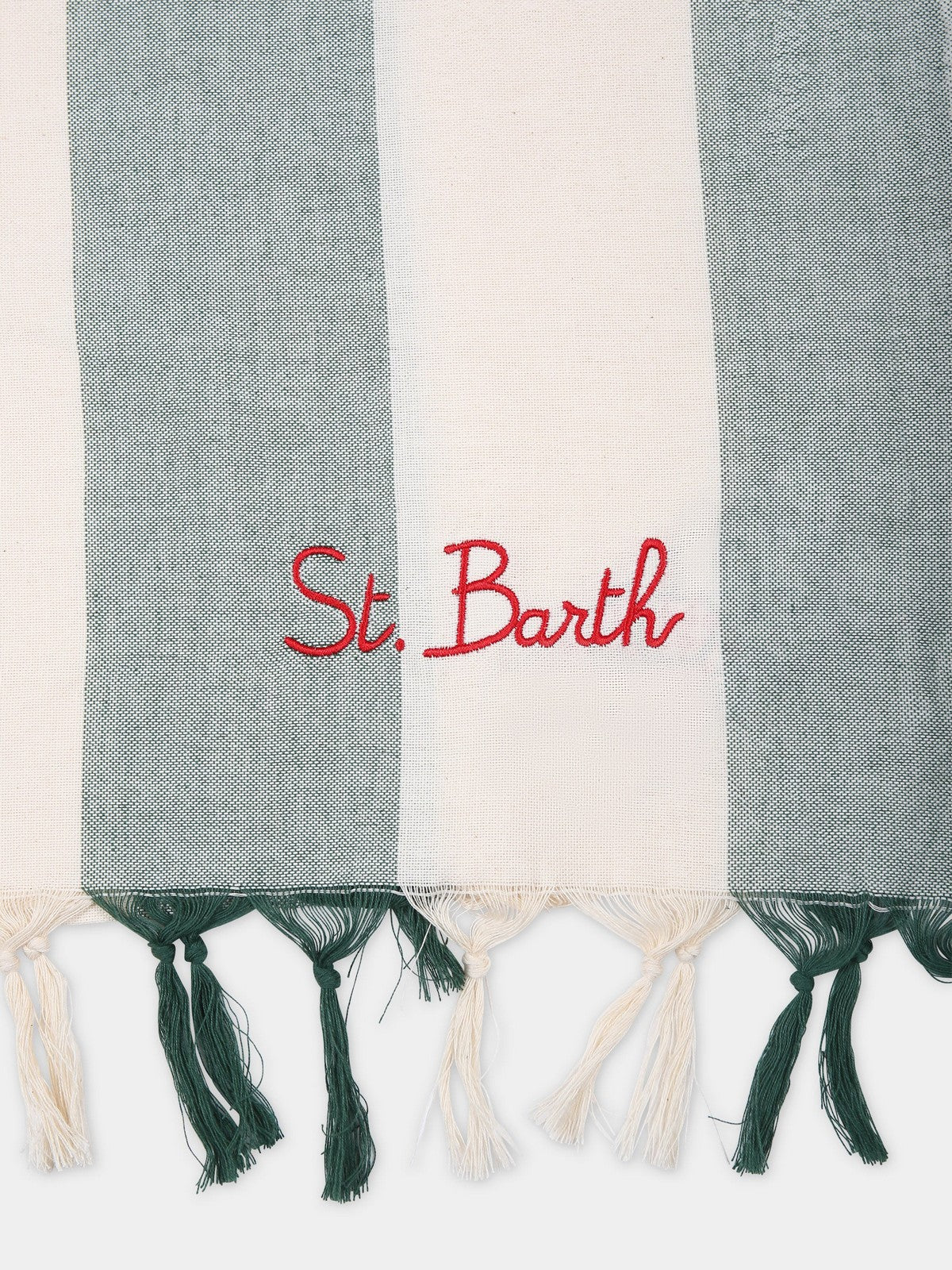 MC2 SAINT BARTH Telo mare Donna  FOUTAS LIGHT N 00208F Verde gioboutiqueweb