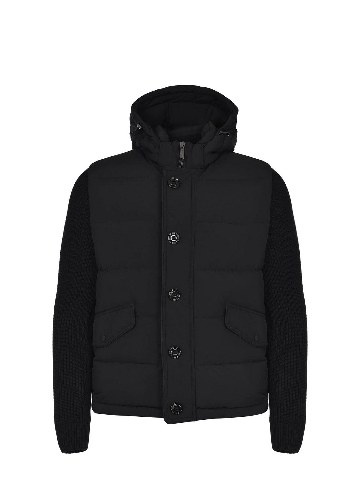 MOORER Piumino Uomo FOSCOLO-KNM MOUGI100191 TEPA237 U0001 NERO gioboutiqueweb