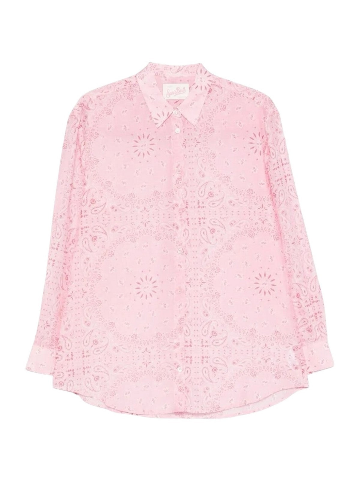 MC2 SAINT BARTH Camicia Donna  BRIGITTE 01085L SILK VOILE BANDANNA ROUND 20