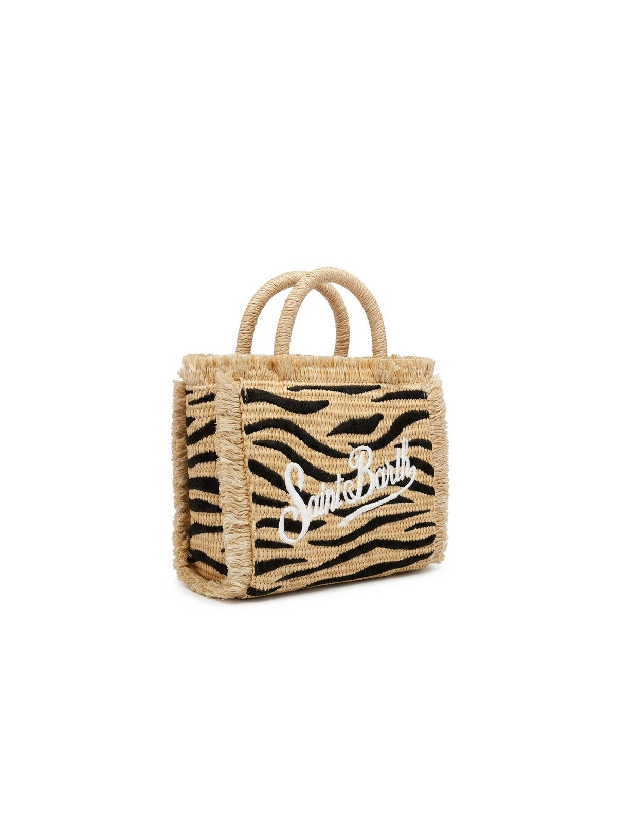 MC2 SAINT BARTH Borsa Donna  VANITY MINI STRAW N 02765L ZEBRA 1100 EMB