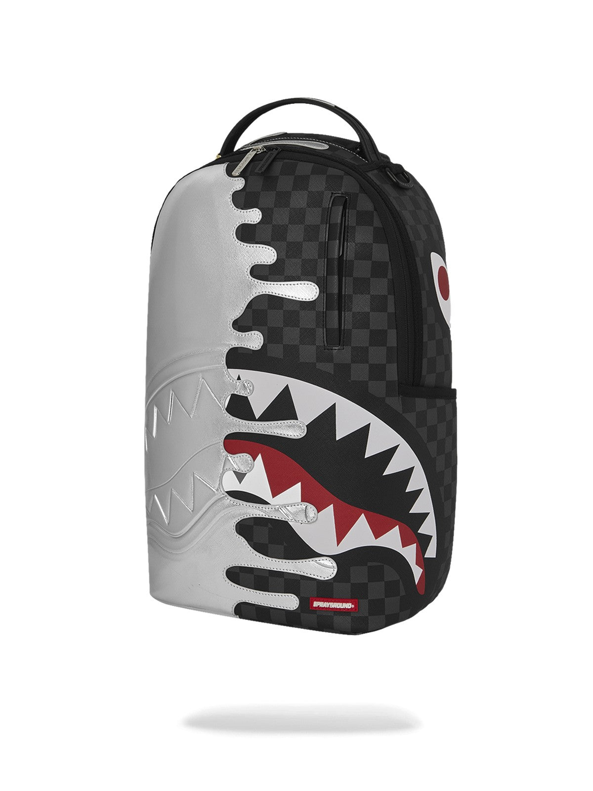 SPRAYGROUND Zaino Unisex adulto SILVER SIDE DRIP BLACK CHECK DLXSV BACKPACK 910B8940NSZ Nero