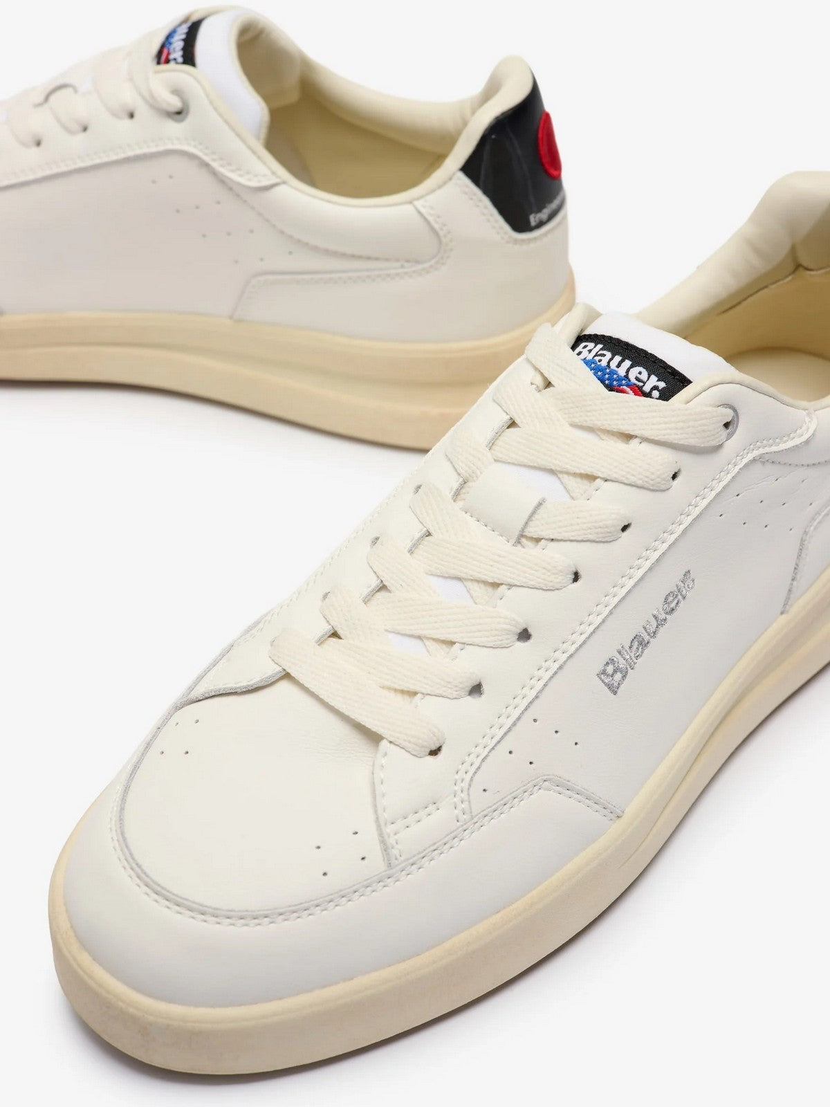 BLAUER Sneaker Uomo KYOTO01 S6KYOTO01/VIN WHI/BLK WHITE/BLACK