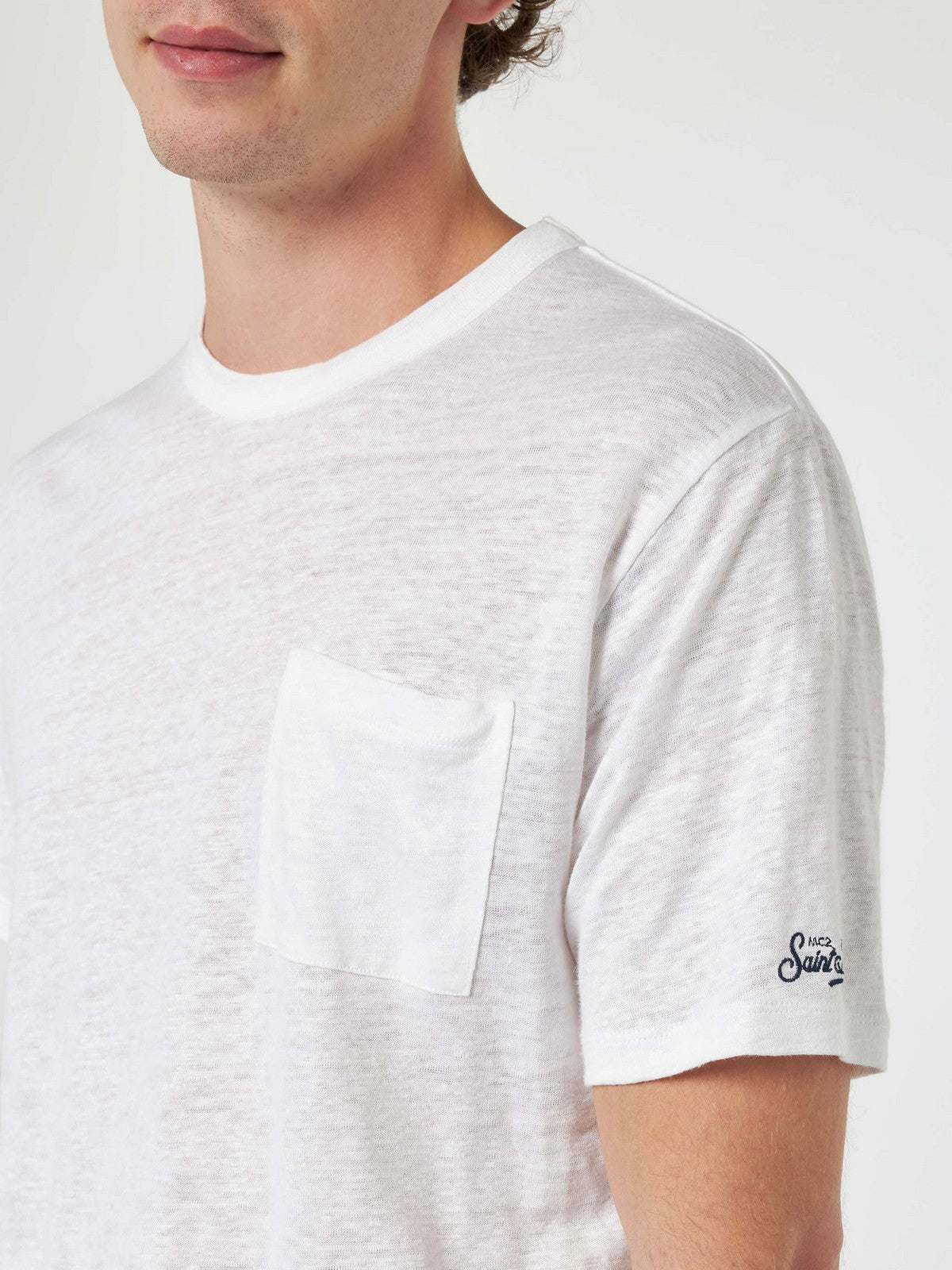 MC2 SAINT BARTH T-Shirt e Polo Uomo  ECSTASEA 01819F Bianco gioboutiqueweb