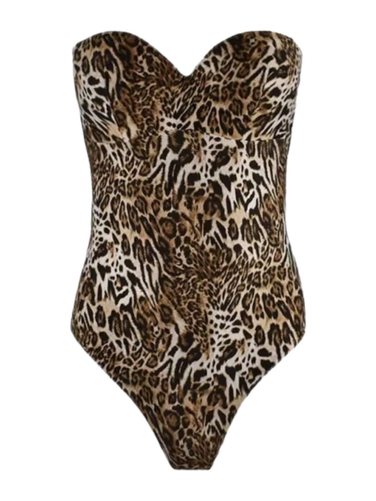 GUESS BEACHWEAR Costume da bagno Donna One Piece Bandeau E4GJ26 MC04R P122 Beige gioboutiqueweb