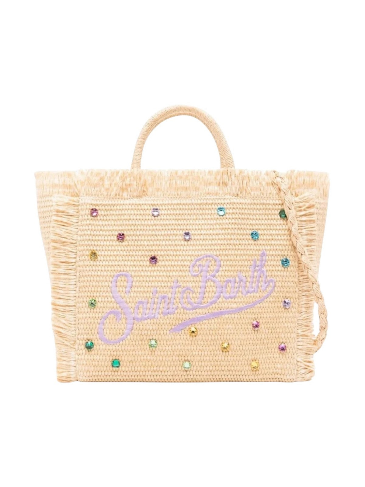 MC2 SAINT BARTH Borsa Donna  COLETTE STRAW N 01509H STRASS MULTI 24 EMB gioboutiqueweb