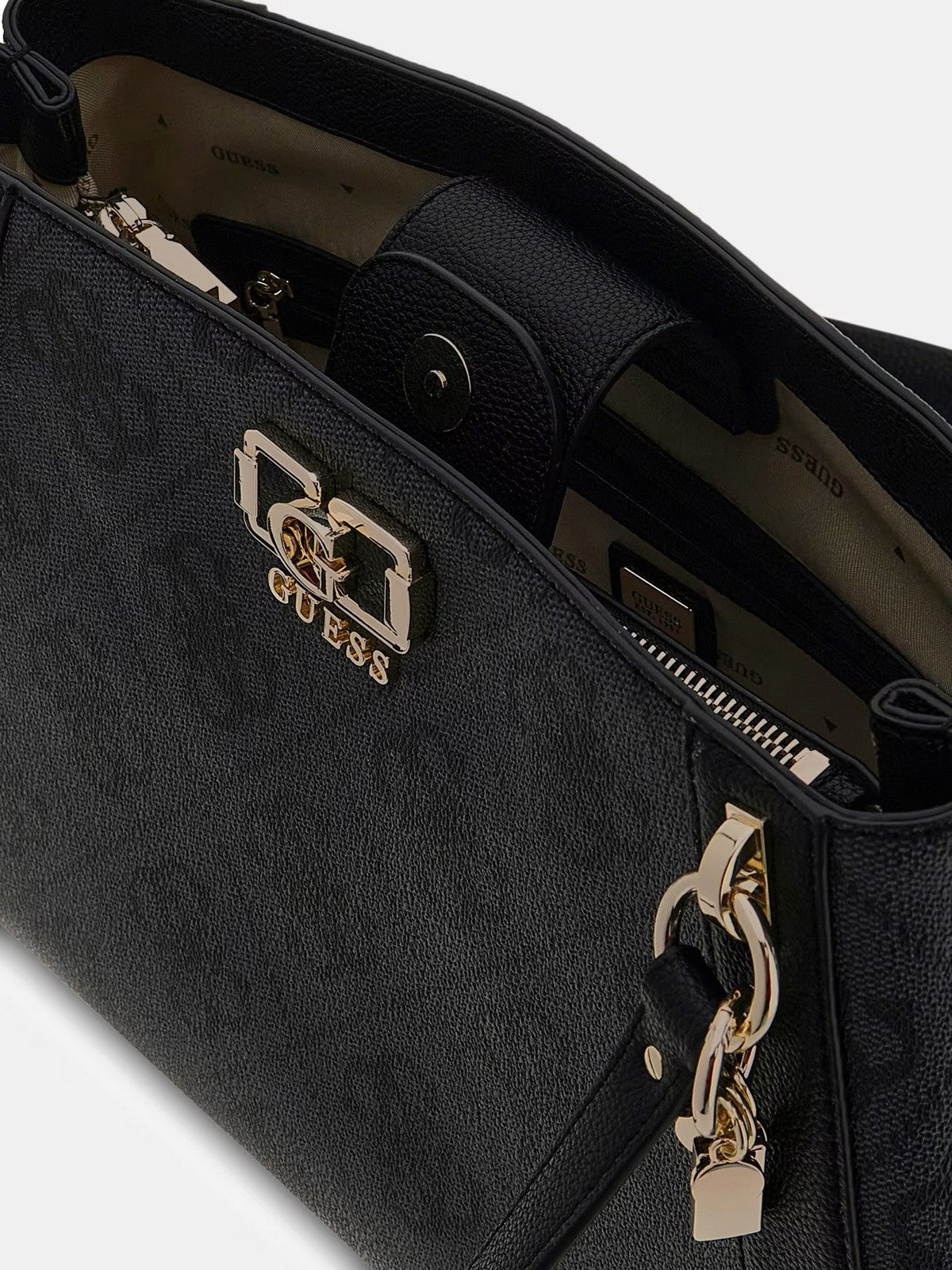 GUESS Borsa Donna KARNILLA LOGO GFRIEND CARRYALL HWOS99 01220 CLO COAL LOGO