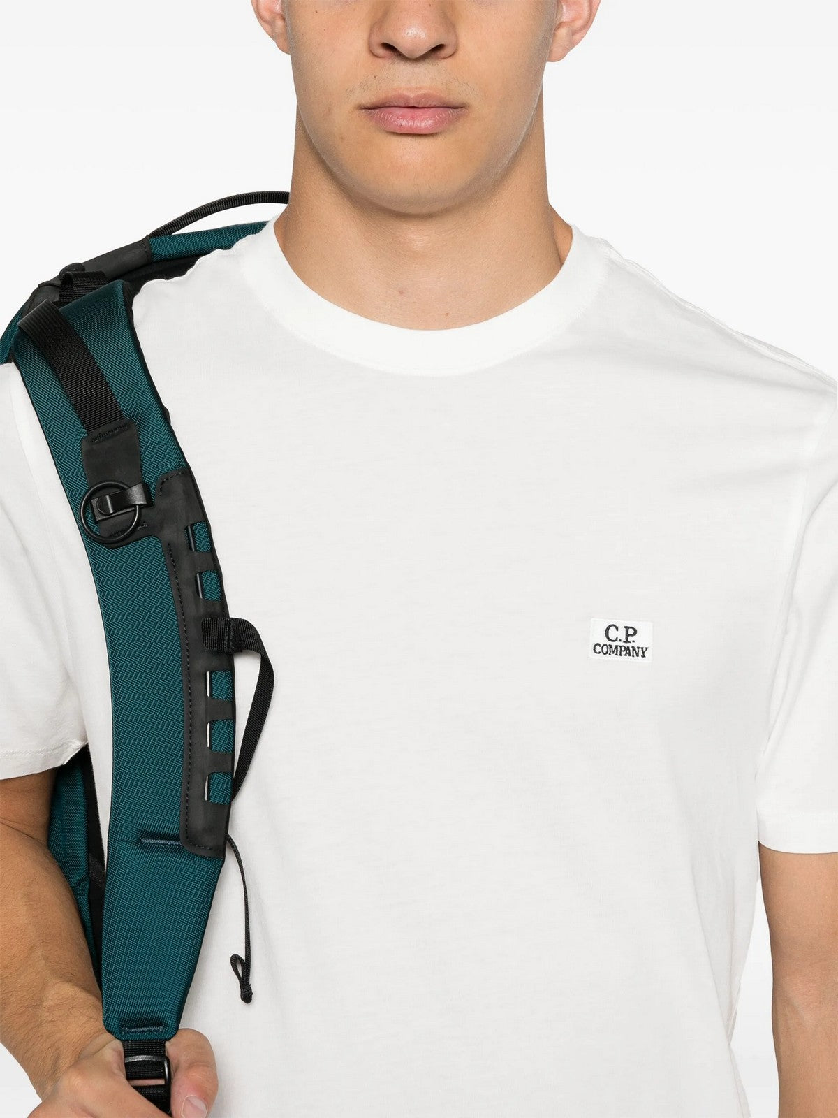 C.P. COMPANY T-shirt Uomo  18CMTS031A005100W 103 Bianco gioboutiqueweb