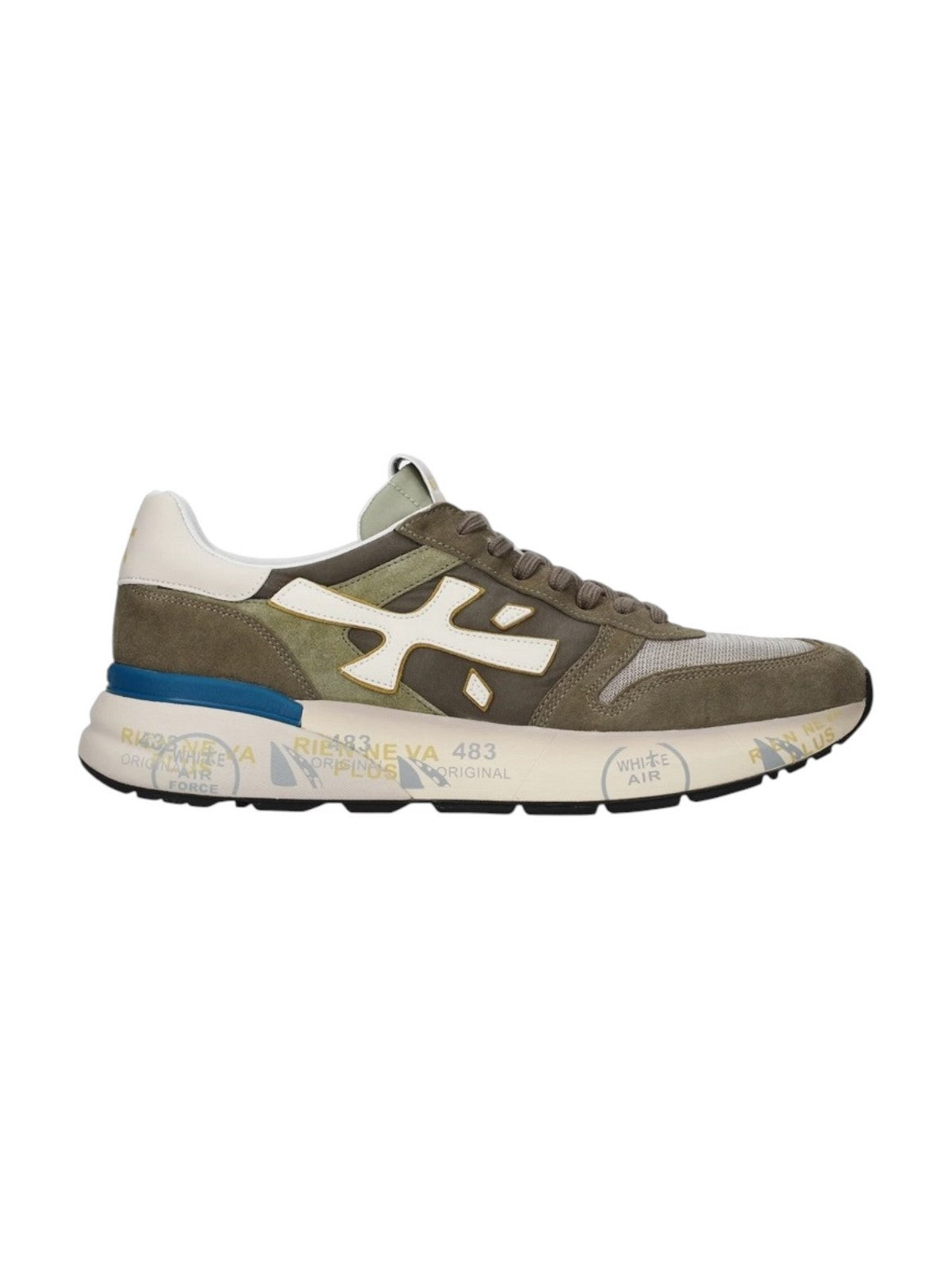 PREMIATA Sneaker Uomo  MICK VAR 8086 MILITARY GREEN gioboutiqueweb