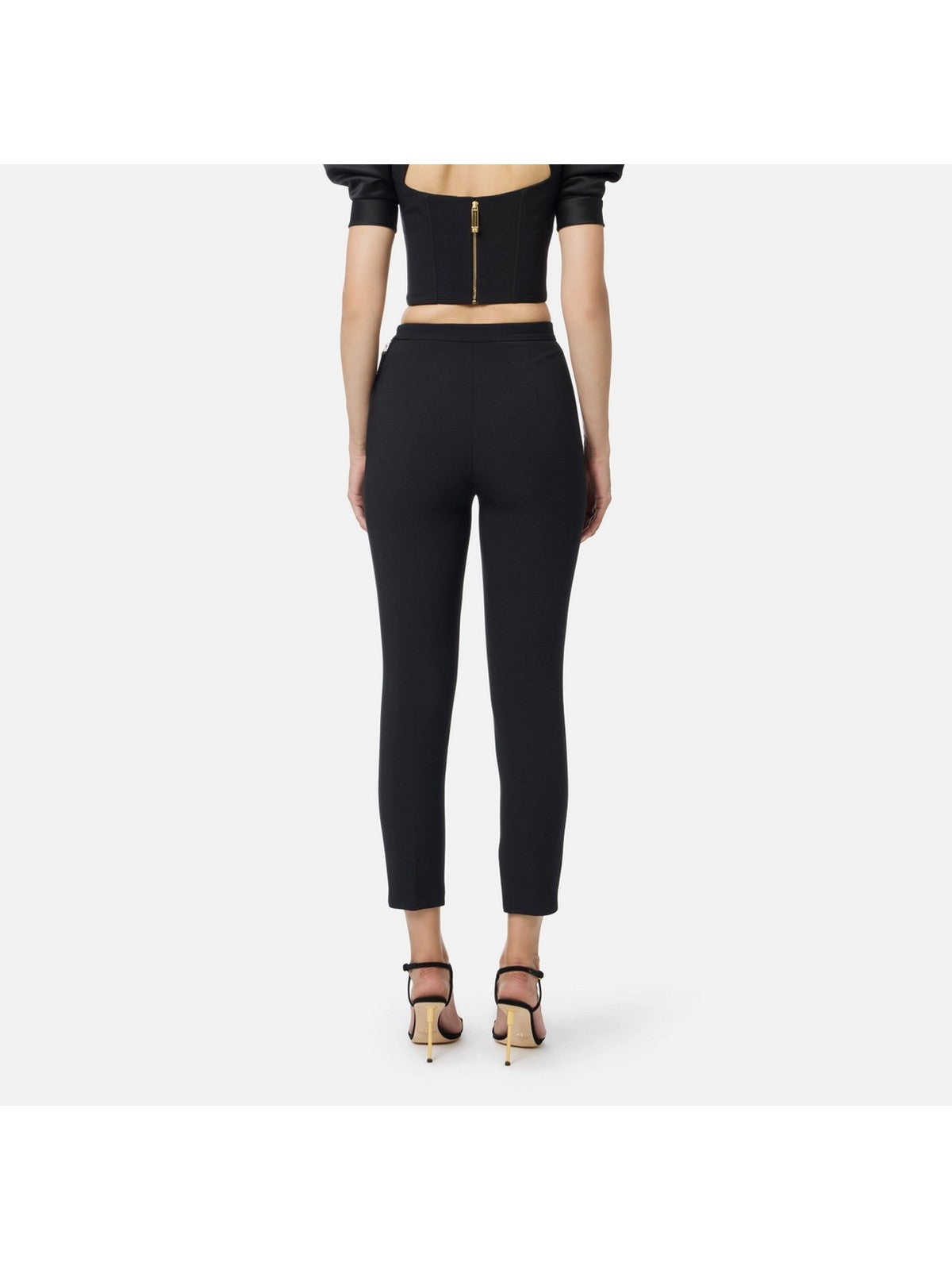 ELISABETTA FRANCHI Pantalone Donna  PA12056E2 110 Nero gioboutiqueweb