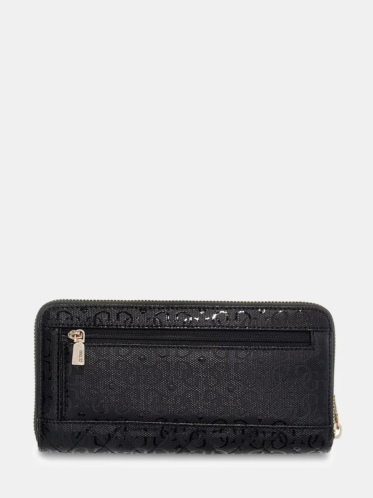 GUESS Portafoglio Donna ISEMAY SLG LARGE ZIP AROUND SWGG96 28146 BLA BLACK gioboutiqueweb