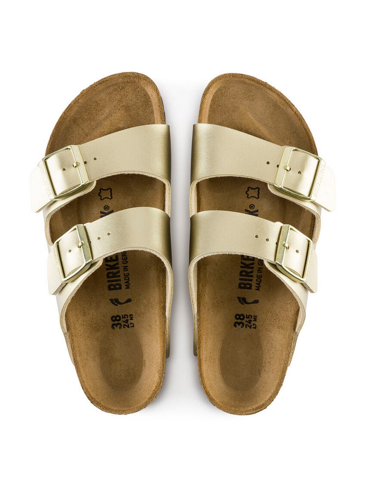 BIRKENSTOCK Sandalo Donna Arizona gold, Birko Flor 1016111 GOLD gioboutiqueweb