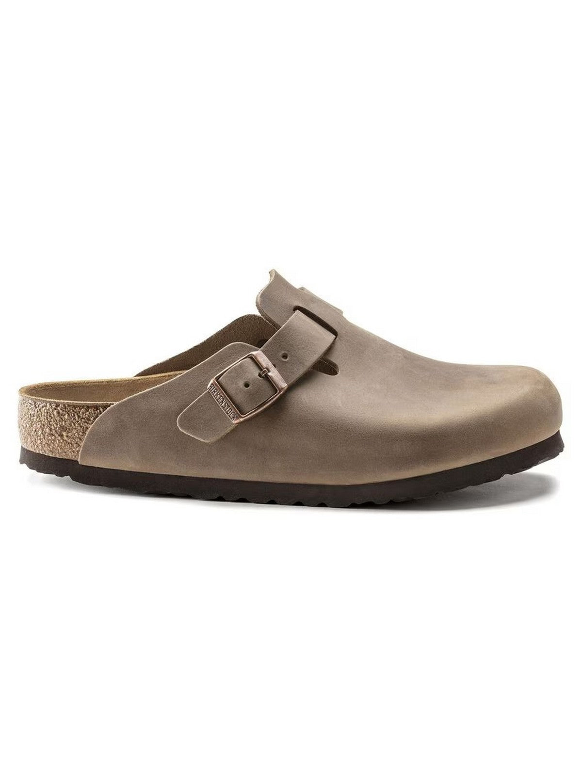 BIRKENSTOCK Sandalo Unisex adulto Boston tabacco brown, Oiled Leather 960813 Marrone gioboutiqueweb