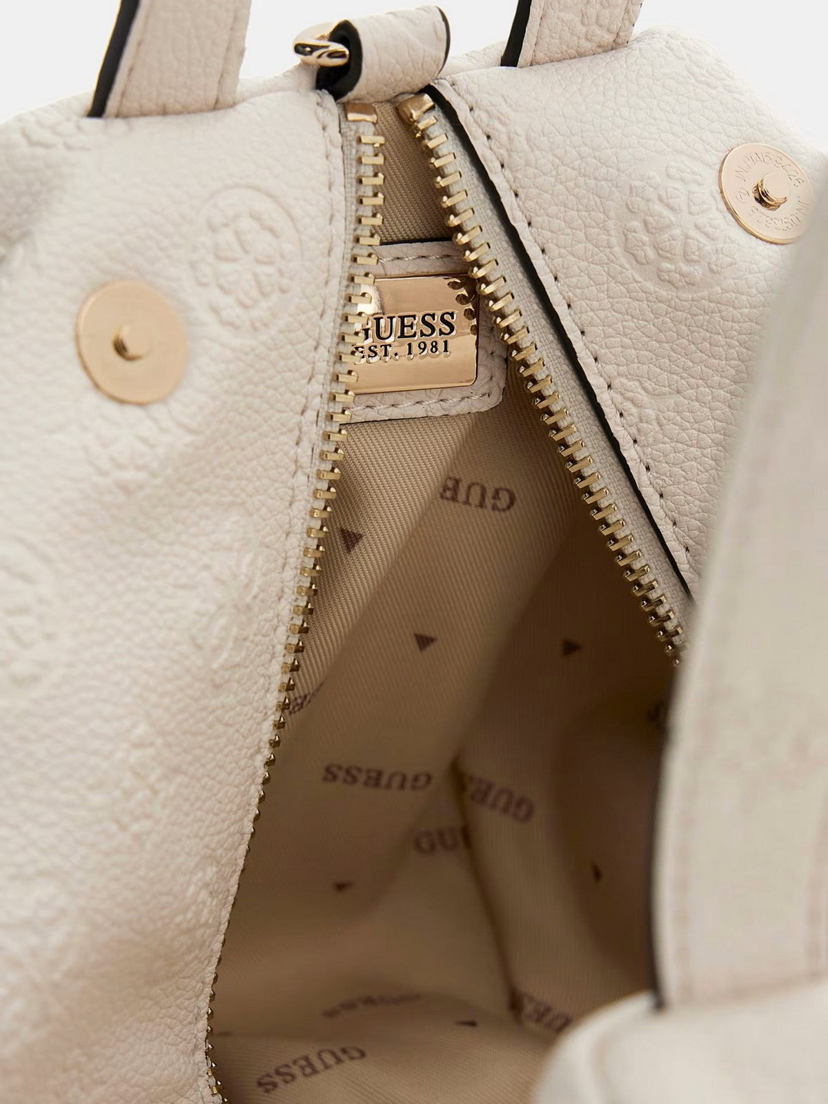 GUESS Borsa Donna ANISE TOP HANDLE POUCH HWPD99 16770 STL STONE LOGO gioboutiqueweb