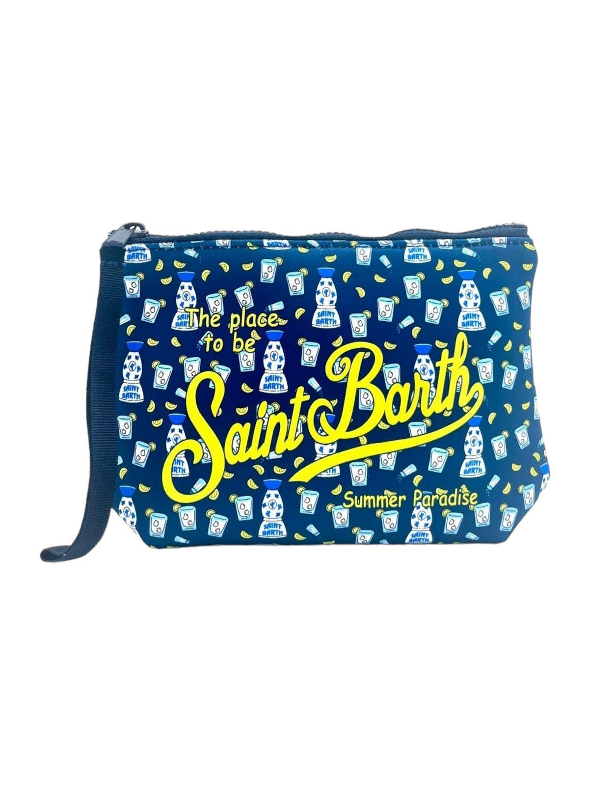 MC2 Saint Barth Pochette Herren Aline 0018f Blau