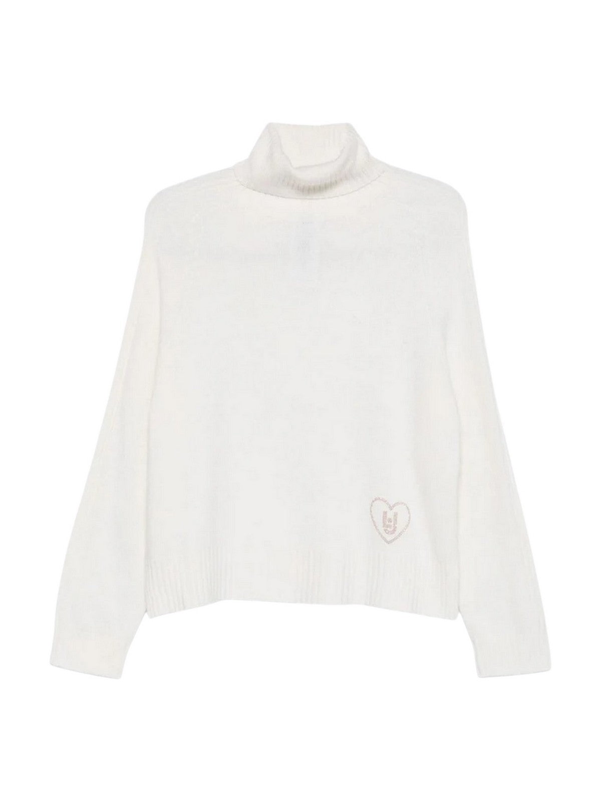 LIU JO WHITE Maglione dolcevita Donna  MF5445MS76L 10701 BIANCO LANA
