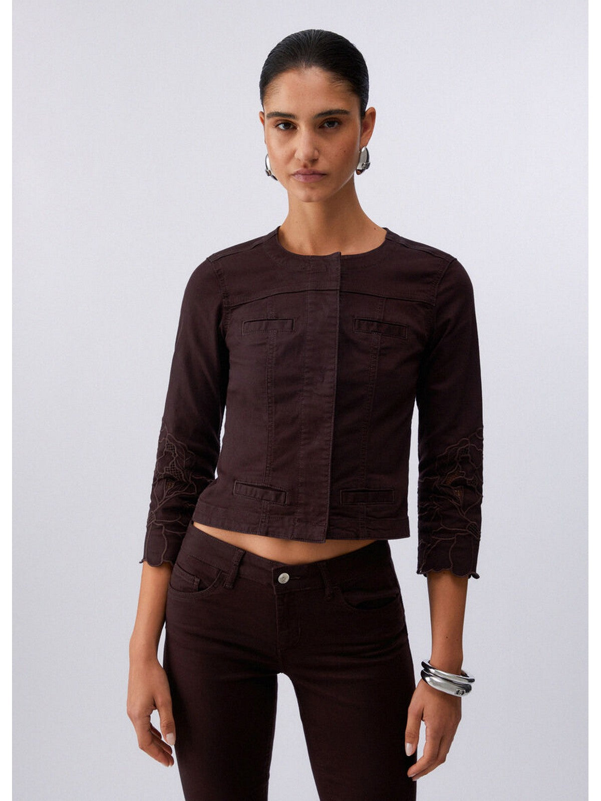 LIU JO WHITE Giubbino Donna  WA6262T367A P9688 Sacher/ric.flowers gioboutiqueweb