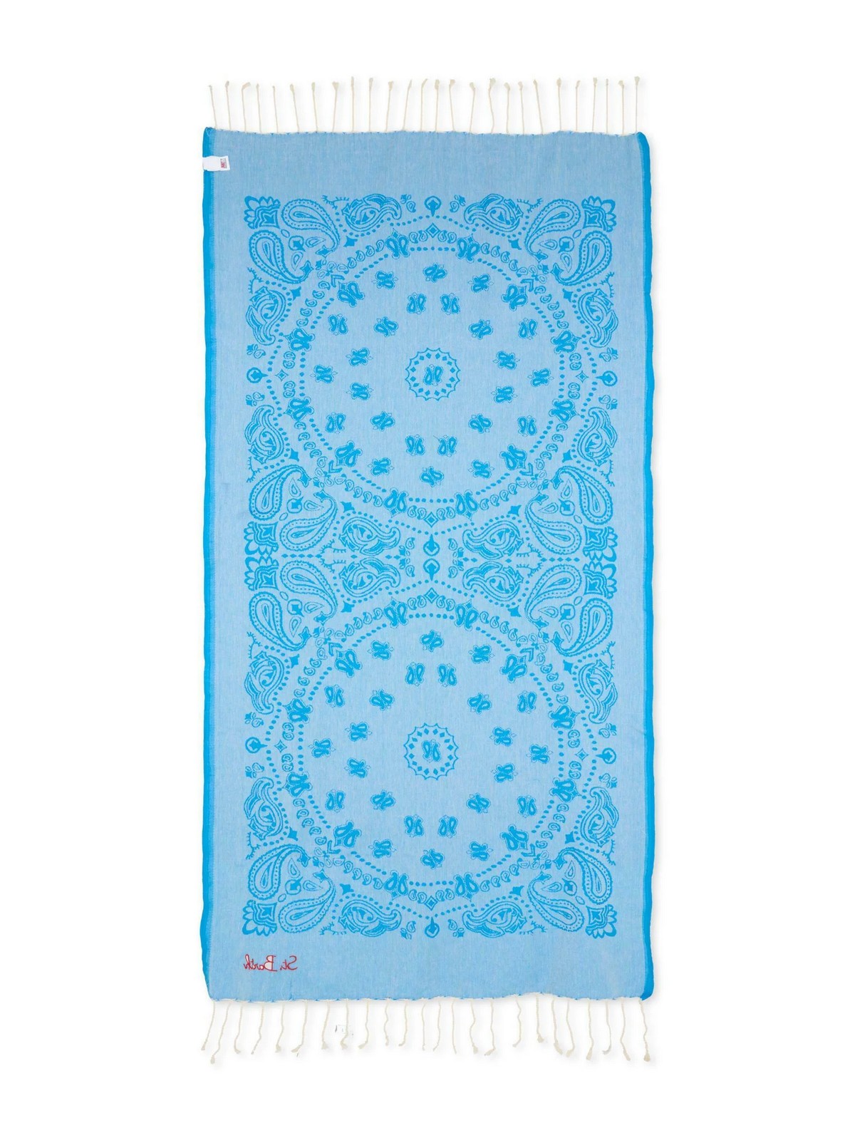 MC2 SAINT BARTH Telo mare Unisex adulto  FOUTAS J N 02703L AZZURRO gioboutiqueweb