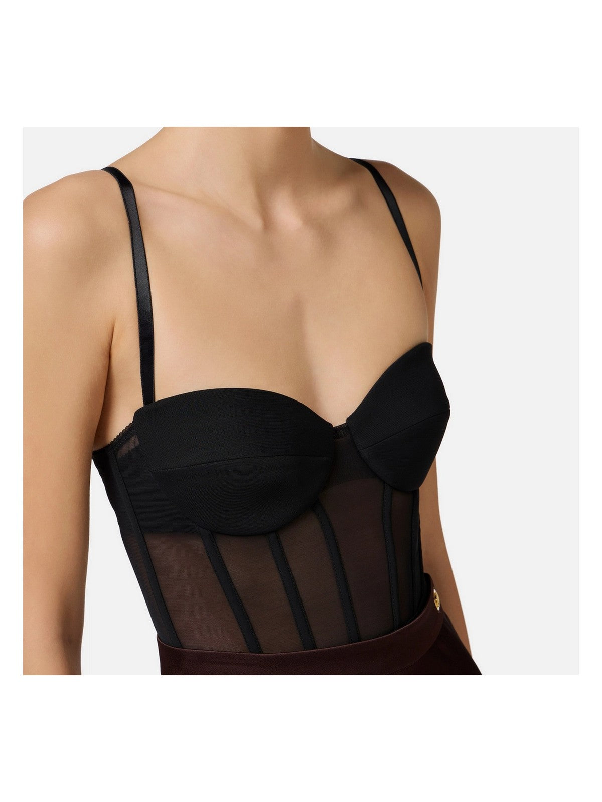 ELISABETTA FRANCHI Body Woman Bo02351e2-110 Negro