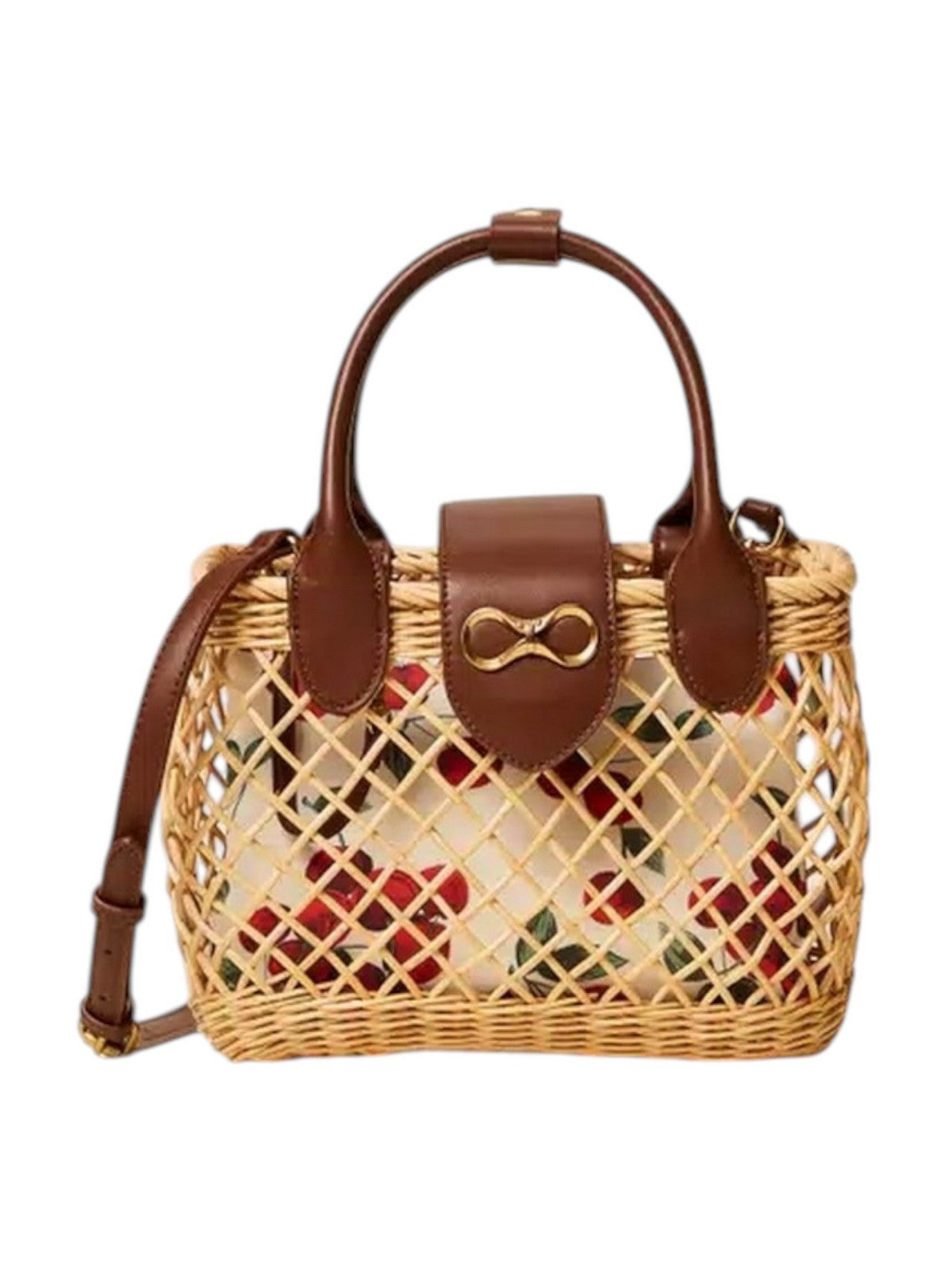 TWINSET Borsa Donna  261TD8252 11617 BIC.PAGLIA/CUOIO gioboutiqueweb