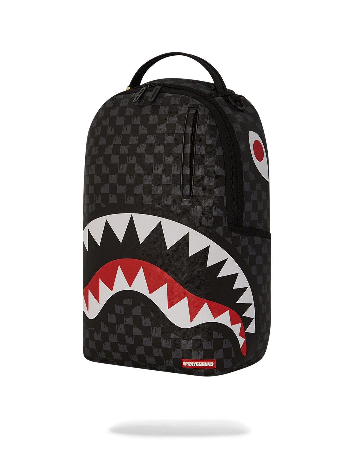 SPRAYGROUND Zaino Uomo DRIP CHECK SHARK 910B6020NSZ Nero gioboutiqueweb