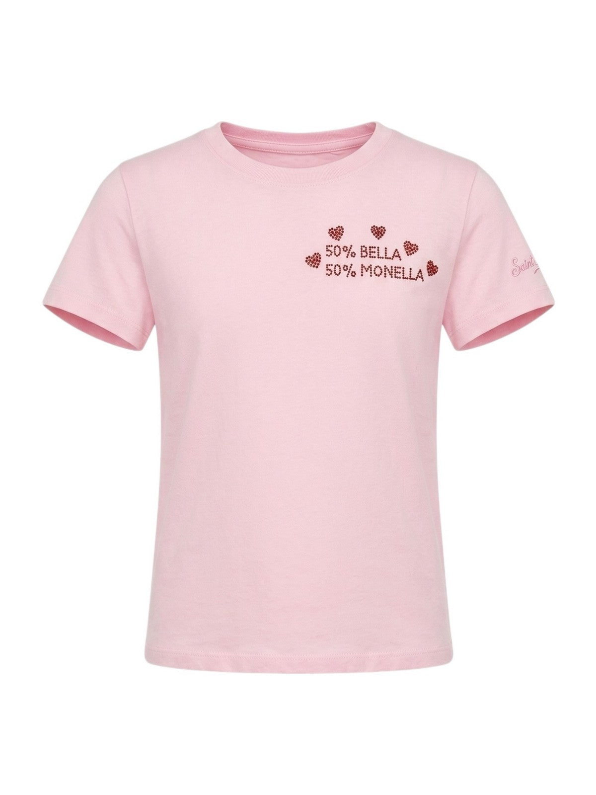 MC2 SAINT BARTH T-shirt Bambine e ragazze  EMILIE JR 04024L 50 BELLA 50 MONELLA 20 STRASS