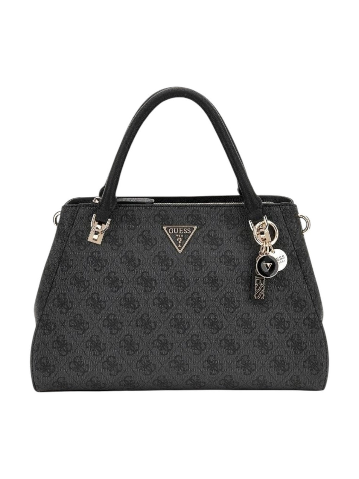 GUESS Borsa Donna NOELLE II LUXURY SATCHEL HWBG96 72070 CLO COAL LOGO gioboutiqueweb