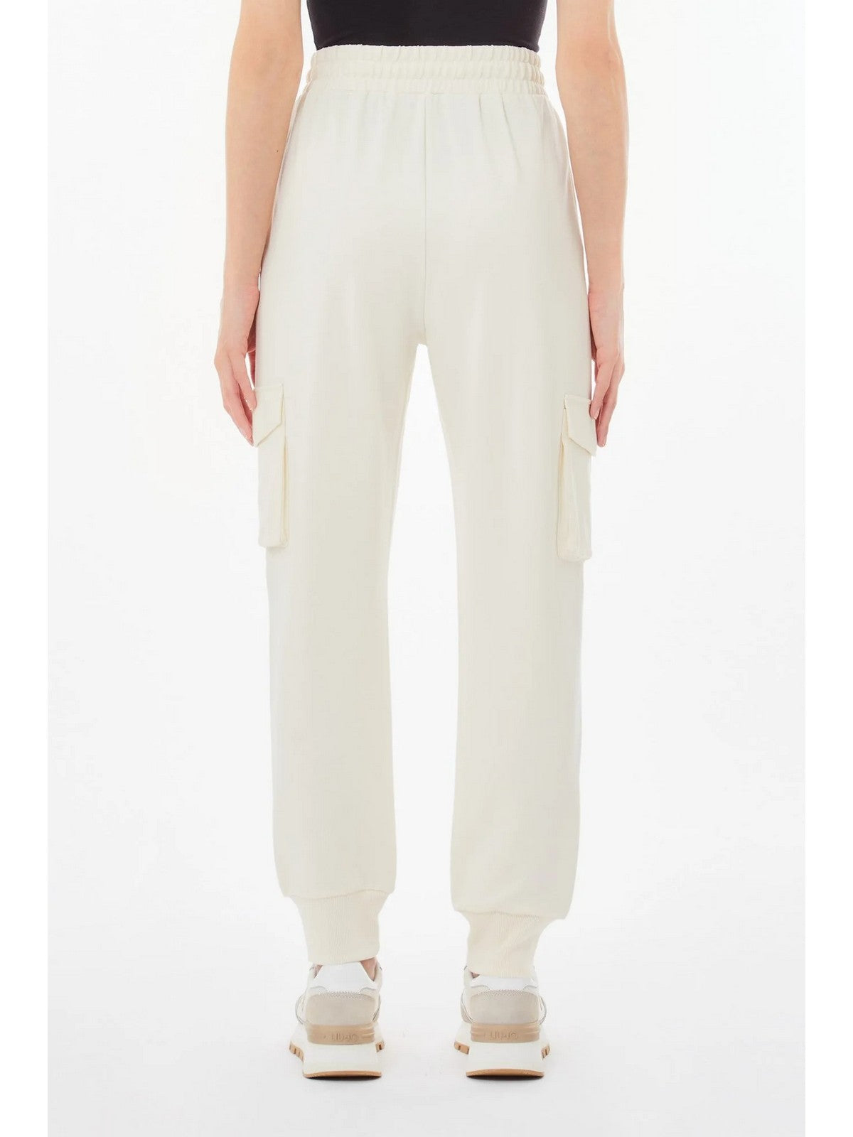 LIU JO SPORT Pantalone Donna  TA5043JS182 10105 White milk gioboutiqueweb