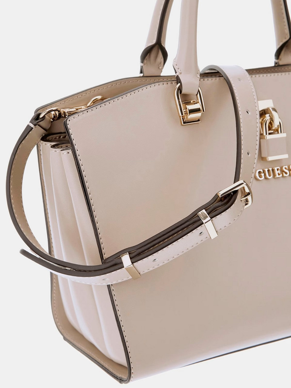 GUESS Borsa Donna QUEENSLAND LUXURY SATCHEL HWVG96 55060 SIT SIMPLY TAUPE
