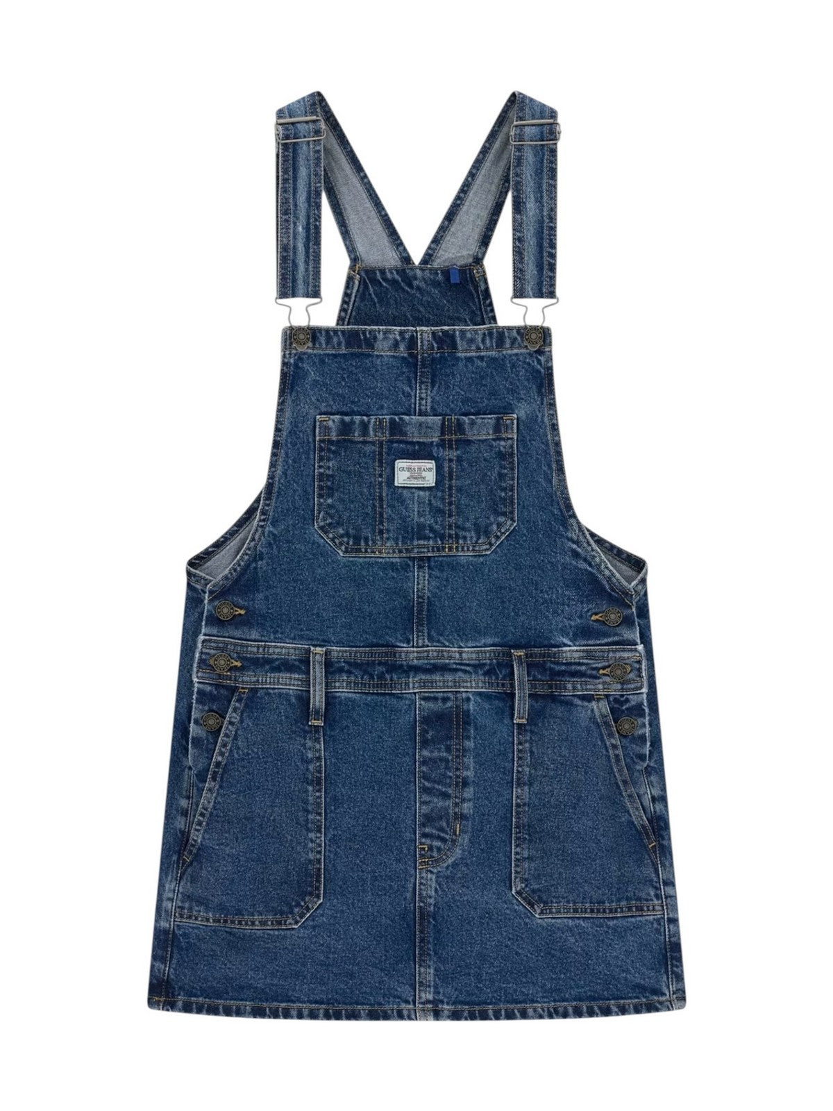 GUESS Abito Donna GJ OVERALL DRESS W6GK25 D5M4O GVMU GJ VEIN MEDIUM USED gioboutiqueweb