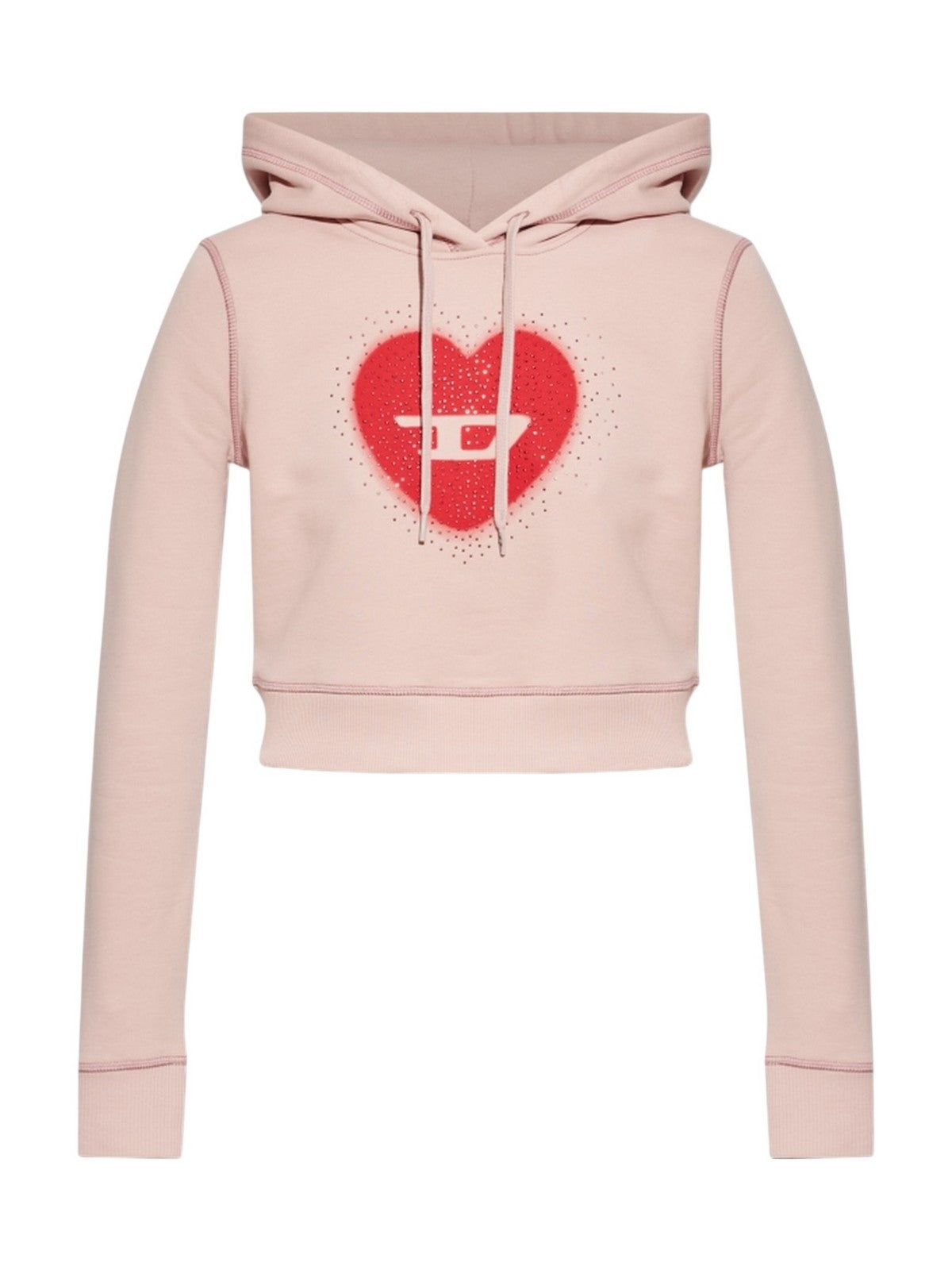 DIESEL Felpa Donna F-SLIMMY-HOOD-S5 FELPA A21952 0NSEX 33L 655 - MAUVE
