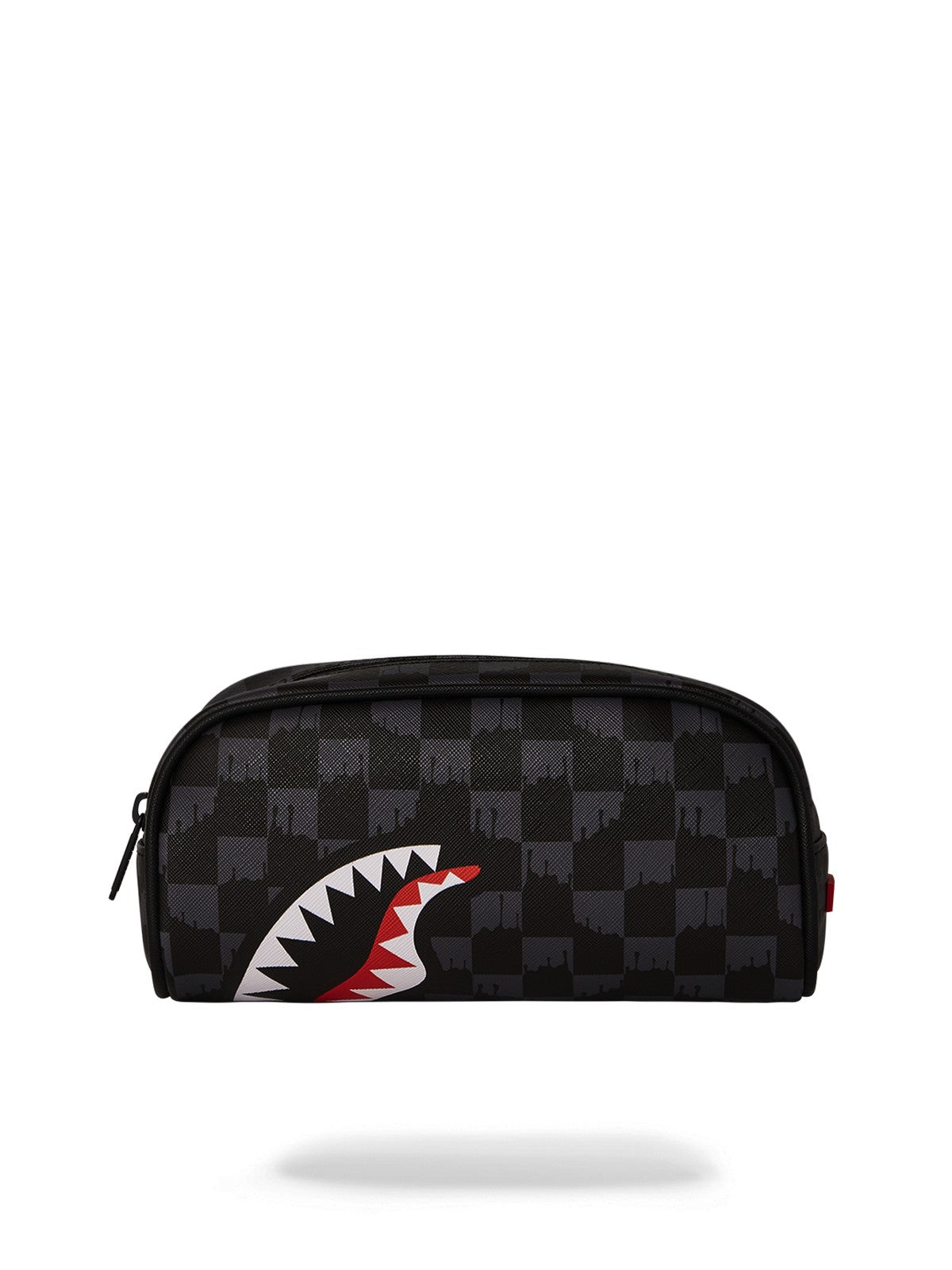 SPRAYGROUND Pochette Uomo DRIP CHECK SHARK PENCIL POUCH 910B6574NSZ Grigio gioboutiqueweb