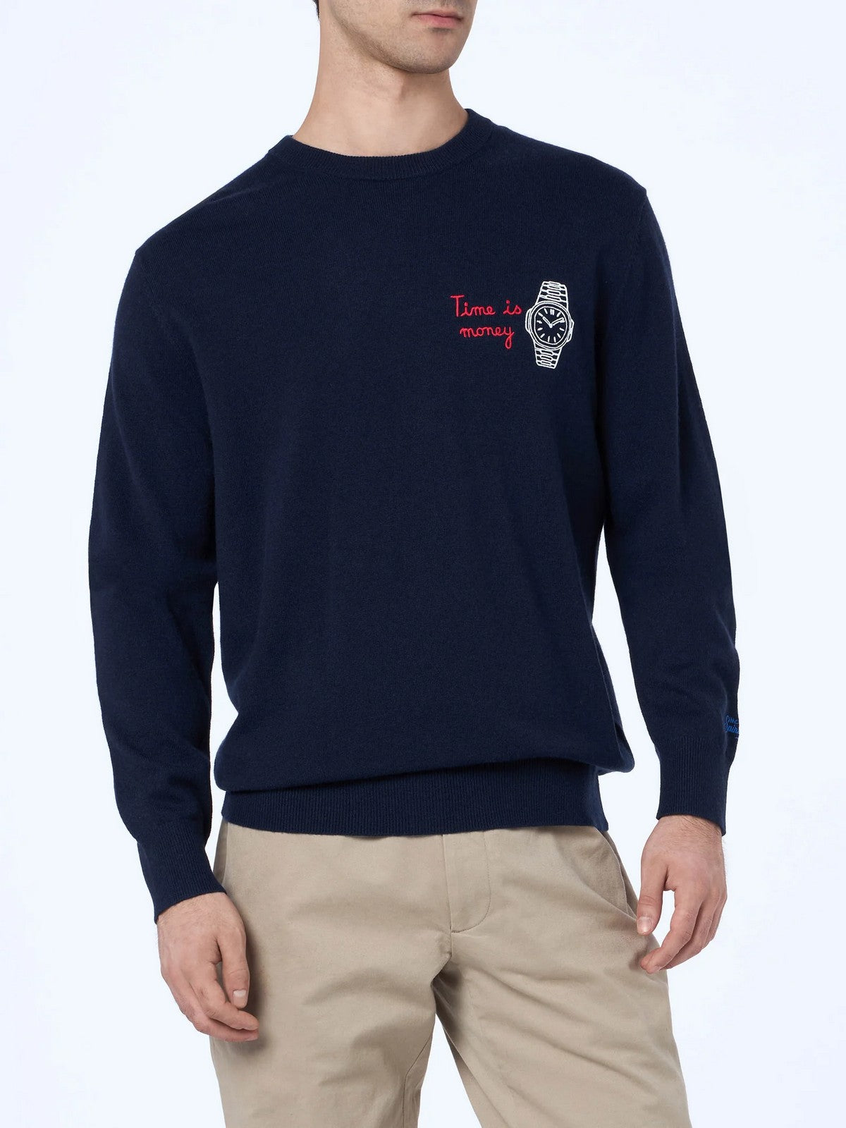 MC2 SAINT BARTH Maglione Uomo HERON LIGHT HERON LIGHT 03441G Blu