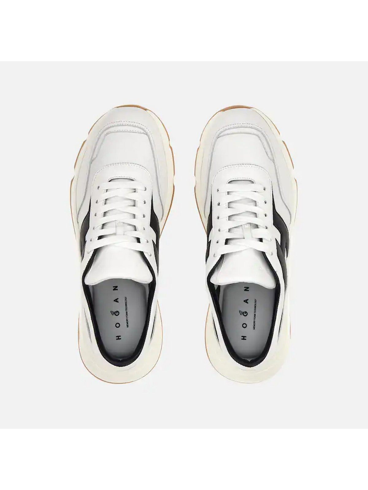HOGAN Sneaker Uomo  HXM5630FR30U6U1353 B001(BIANCO)+U805(NOTTE) gioboutiqueweb