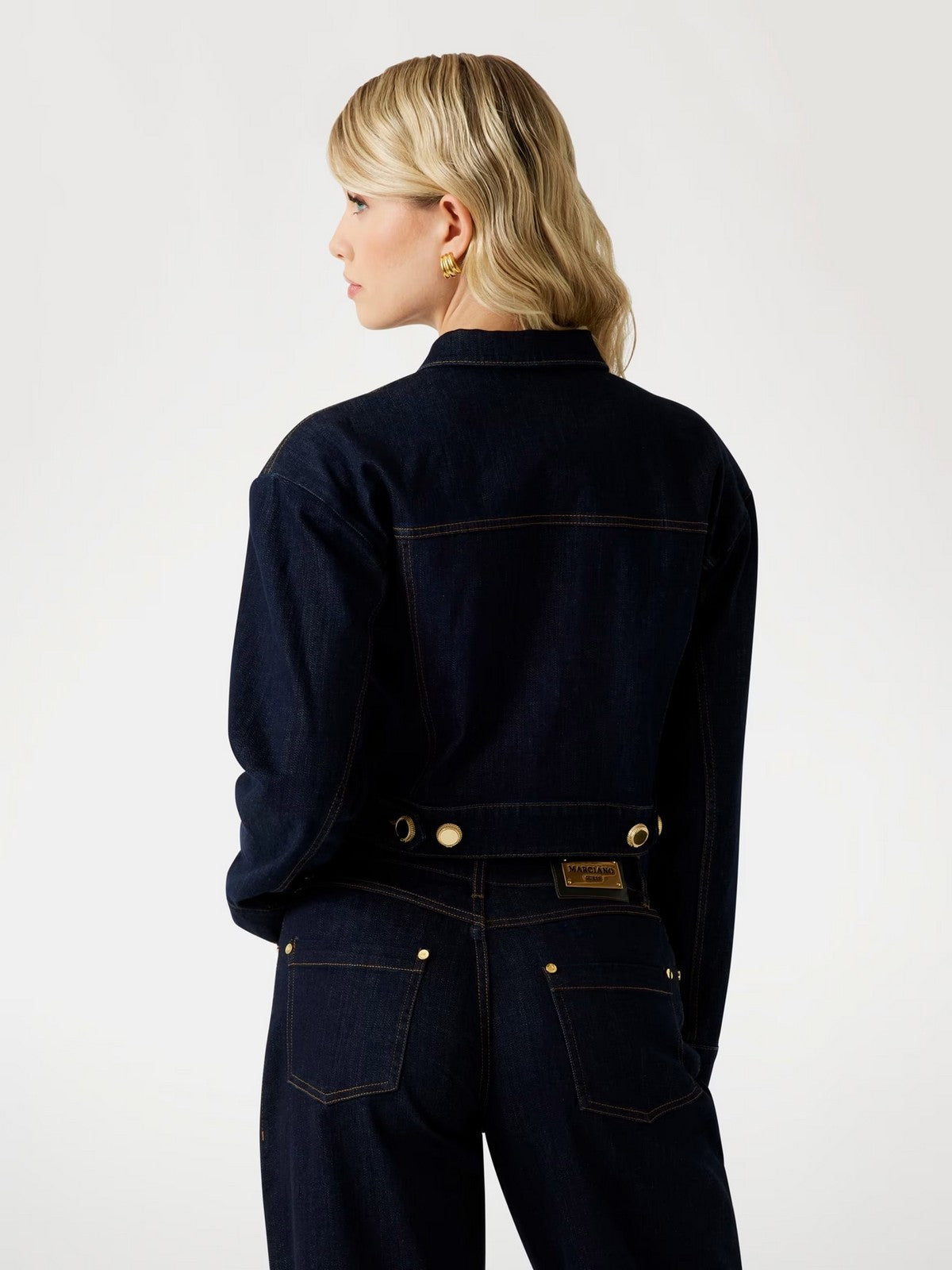 MARCIANO Giubbino Donna KYLIE DENIM JACKET 5YGN10 7347A RISW RINSE