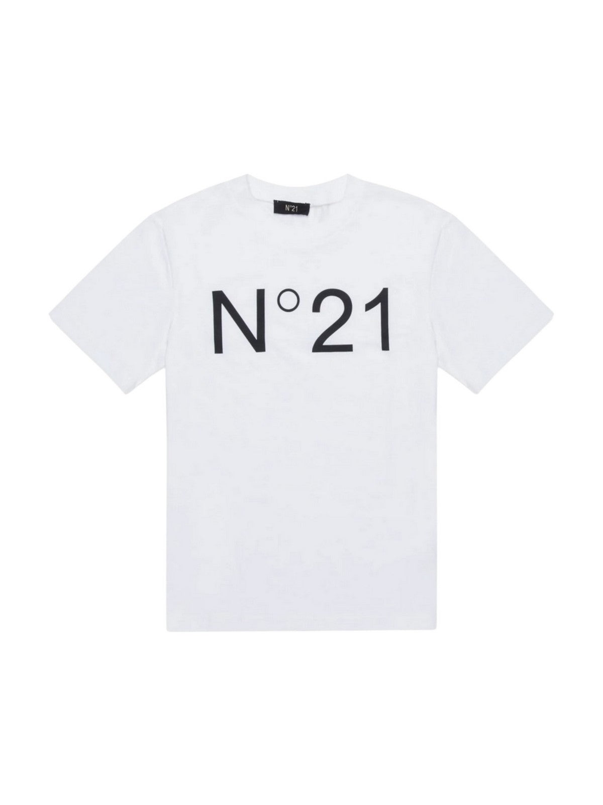 N°21 T-shirt Unisex bambino  N21173 N0153 0N100 WHITE gioboutiqueweb