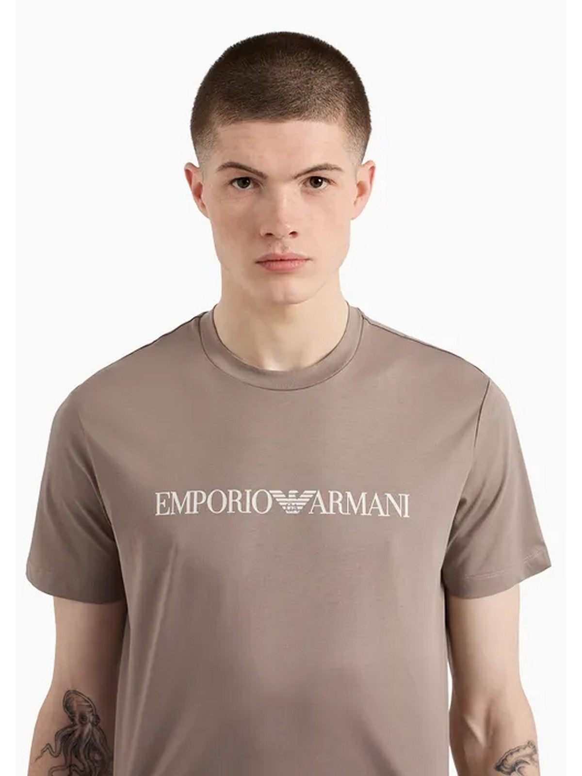 EMPORIO ARMANI T-Shirt e Polo Uomo  8N1TN5 1JPZZ 0149 Beige gioboutiqueweb