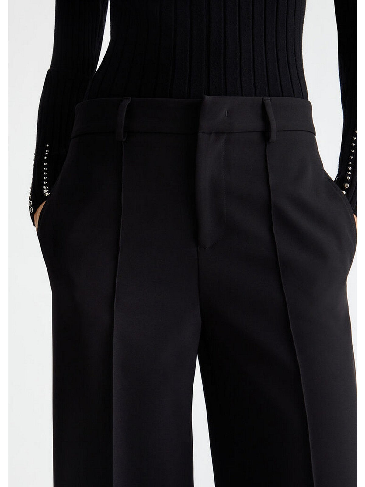 LIU JO WHITE Pantalone Donna  WF4278TS896 22222 Nero gioboutiqueweb