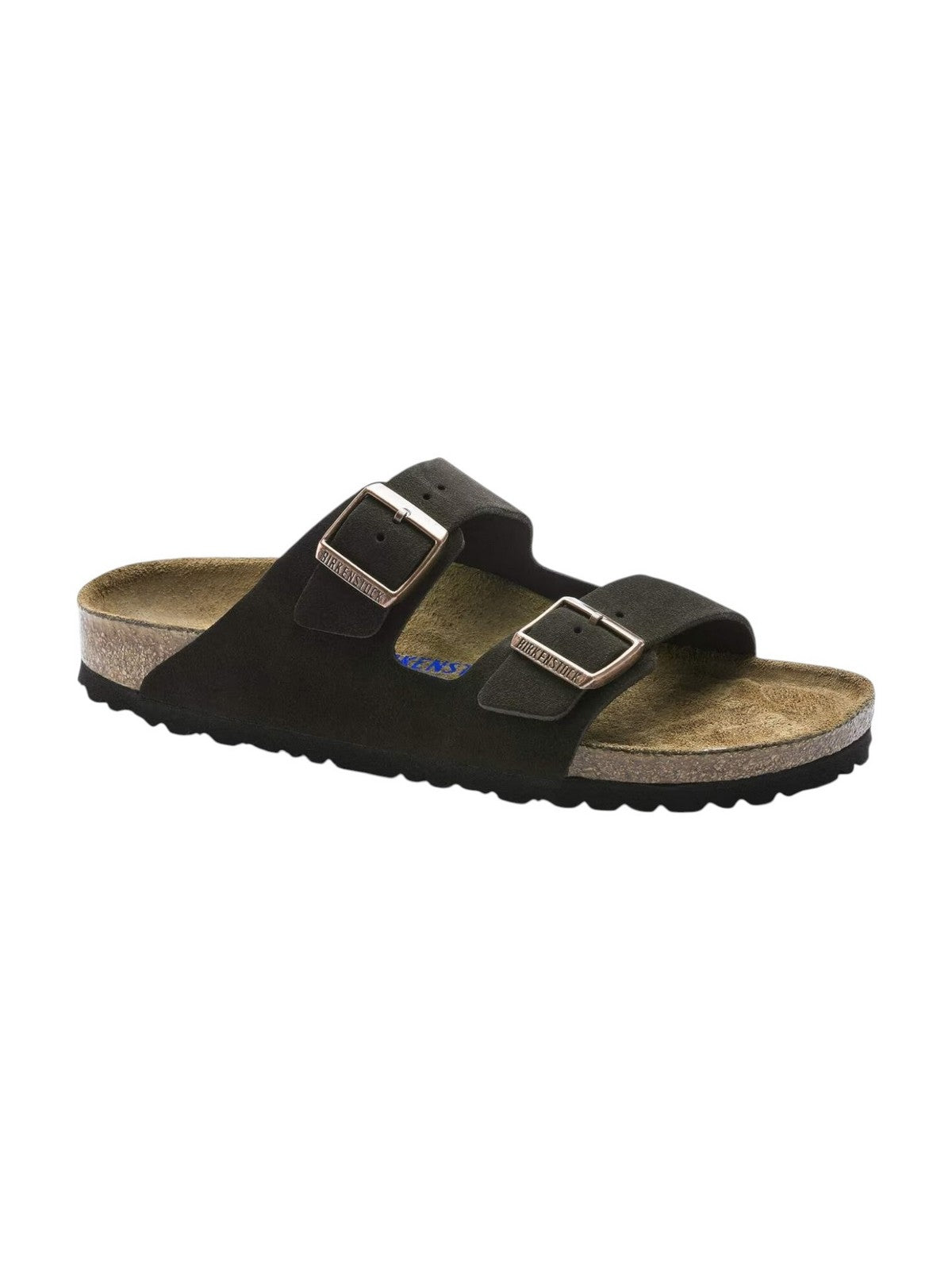 BIRKENSTOCK Sandalo Unisex adulto Arizona SFB mocca, Suede Leather 951313 MOCCA