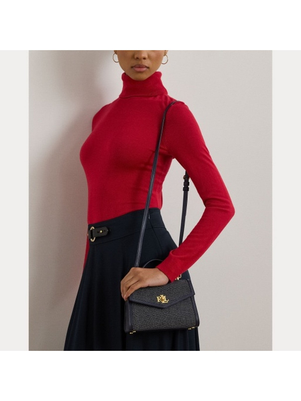 LAUREN RALPH LAUREN Borsa Donna FARRAH SM-SATCHEL-SMALL 431956892 004 Blu gioboutiqueweb