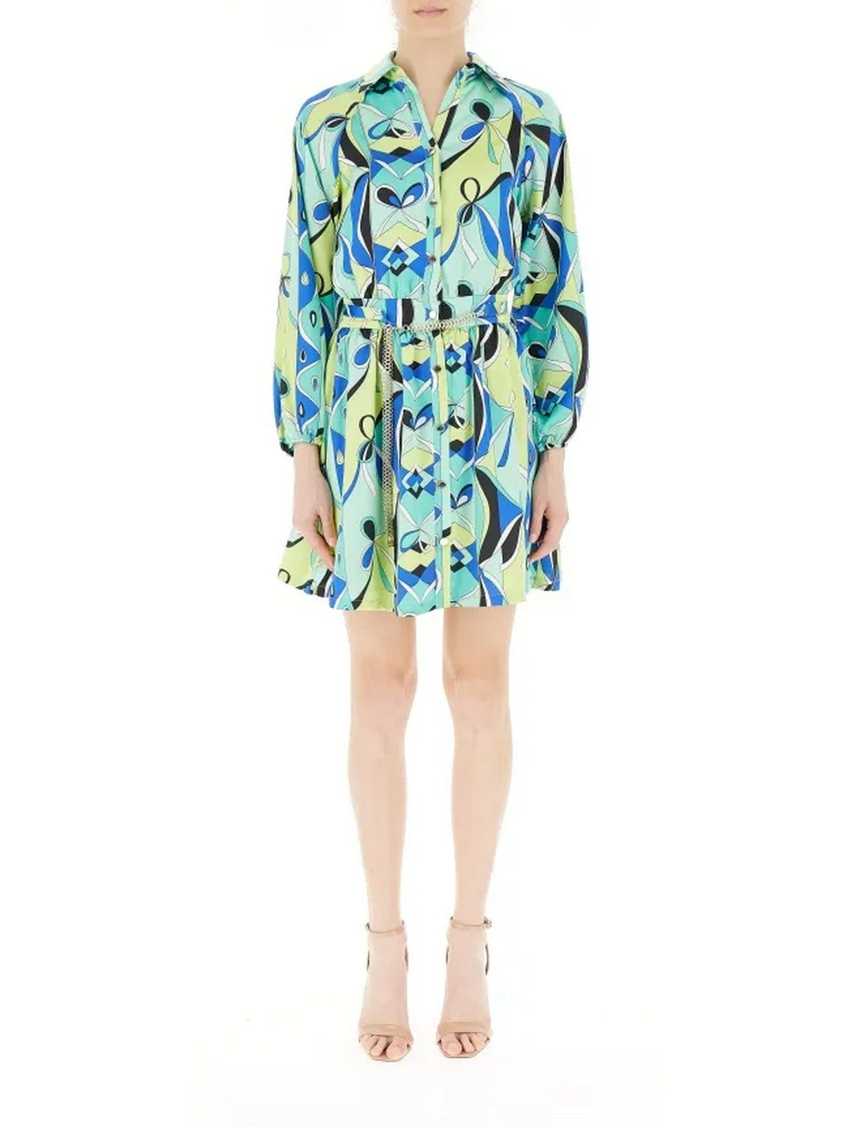 Marciano Frau Kleid Slipknot Kurzes Kleid 4GGK26 7014A P8DJ Verde