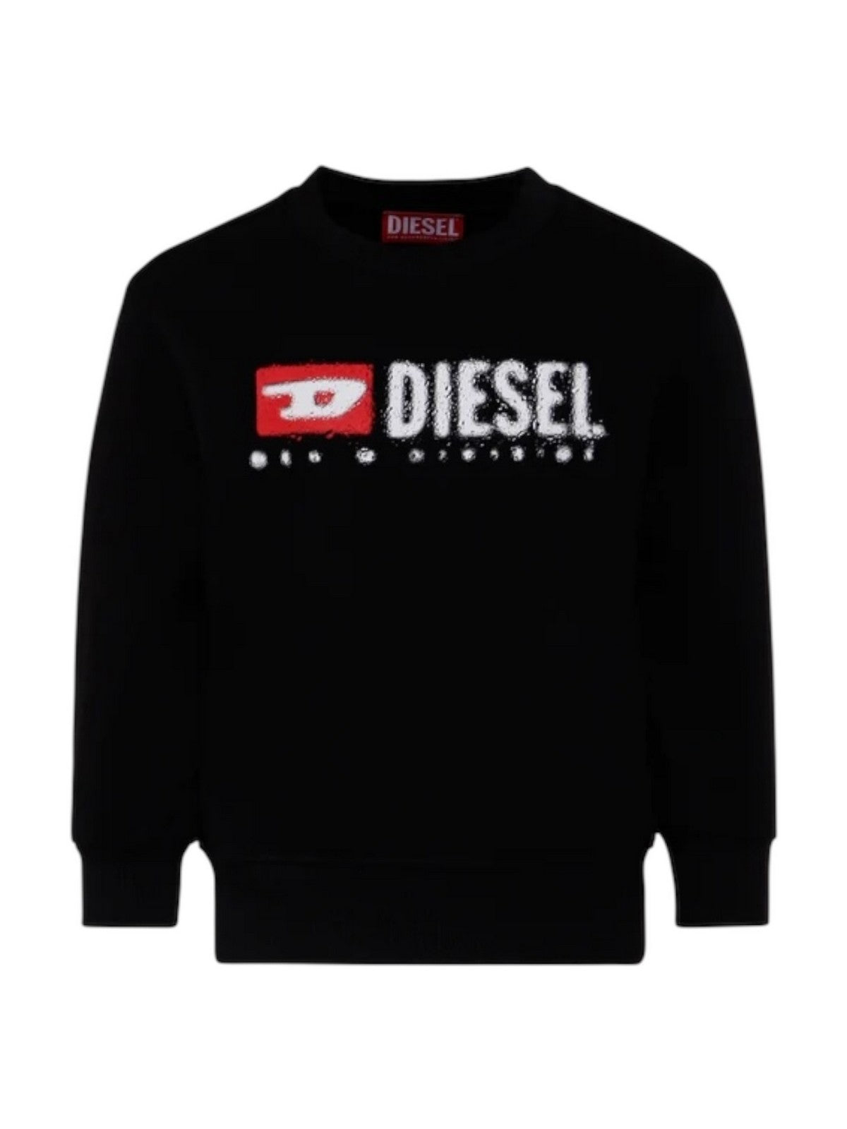 DIESEL Felpa Bambini e ragazzi  J02483 KYAZ3 K900 Nero gioboutiqueweb