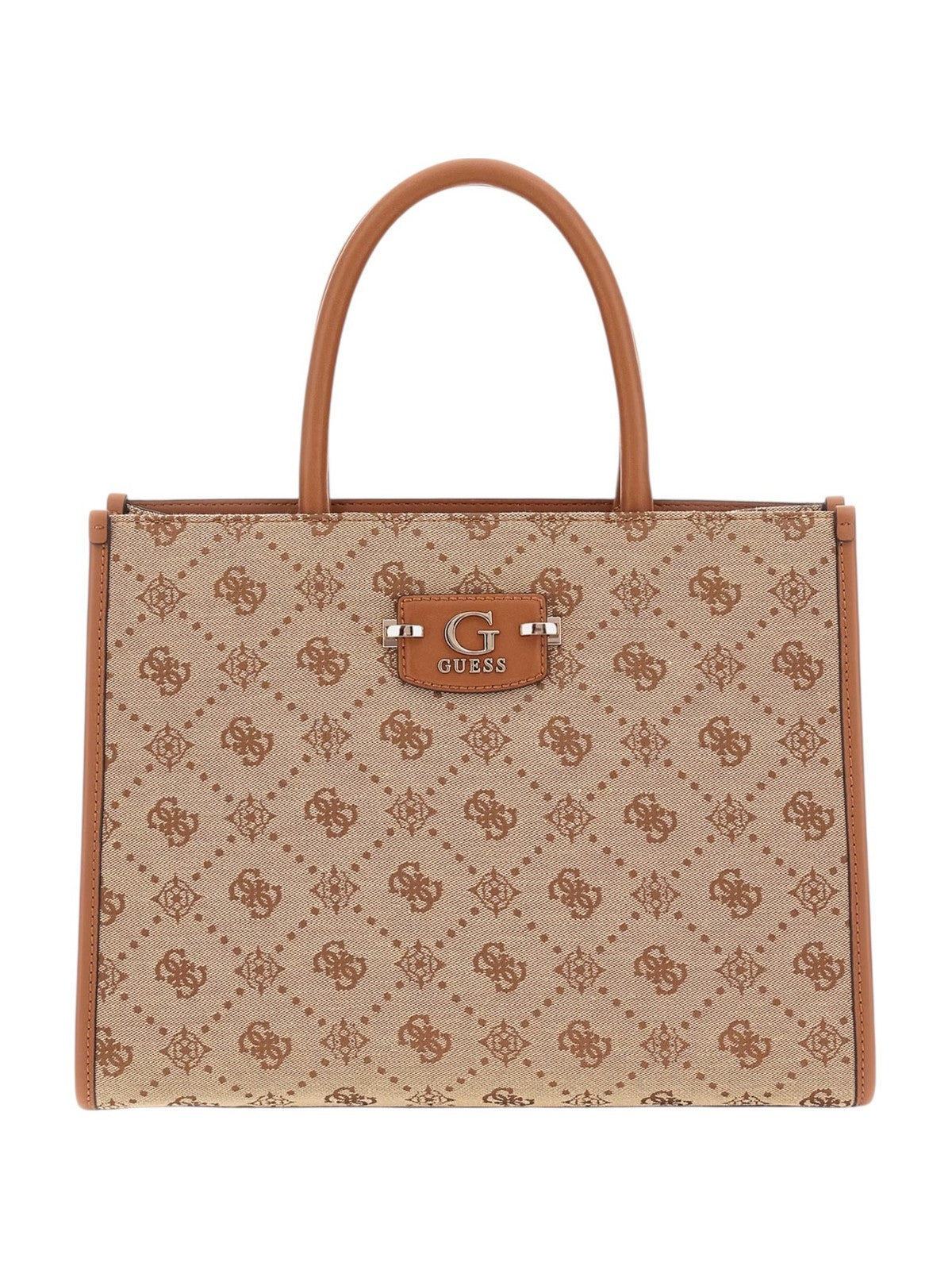 GUESS Borsa Donna NEDA 2 COMP TOTE HWJP96 54220 LTL LATTE LOGO gioboutiqueweb