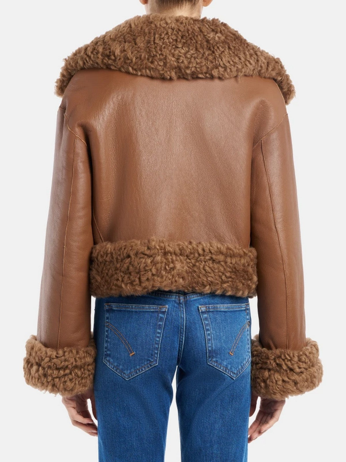 DONDUP Giubbino Donna  DJ709 PL0389D XXX 430 CARAMELLO gioboutiqueweb