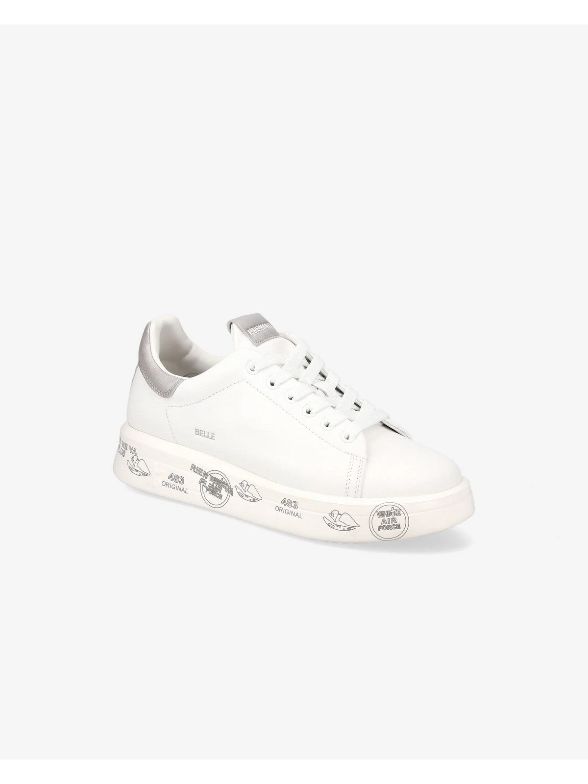 PREMIATA Sneaker Donna  BELLE VAR 7447 WHITE gioboutiqueweb