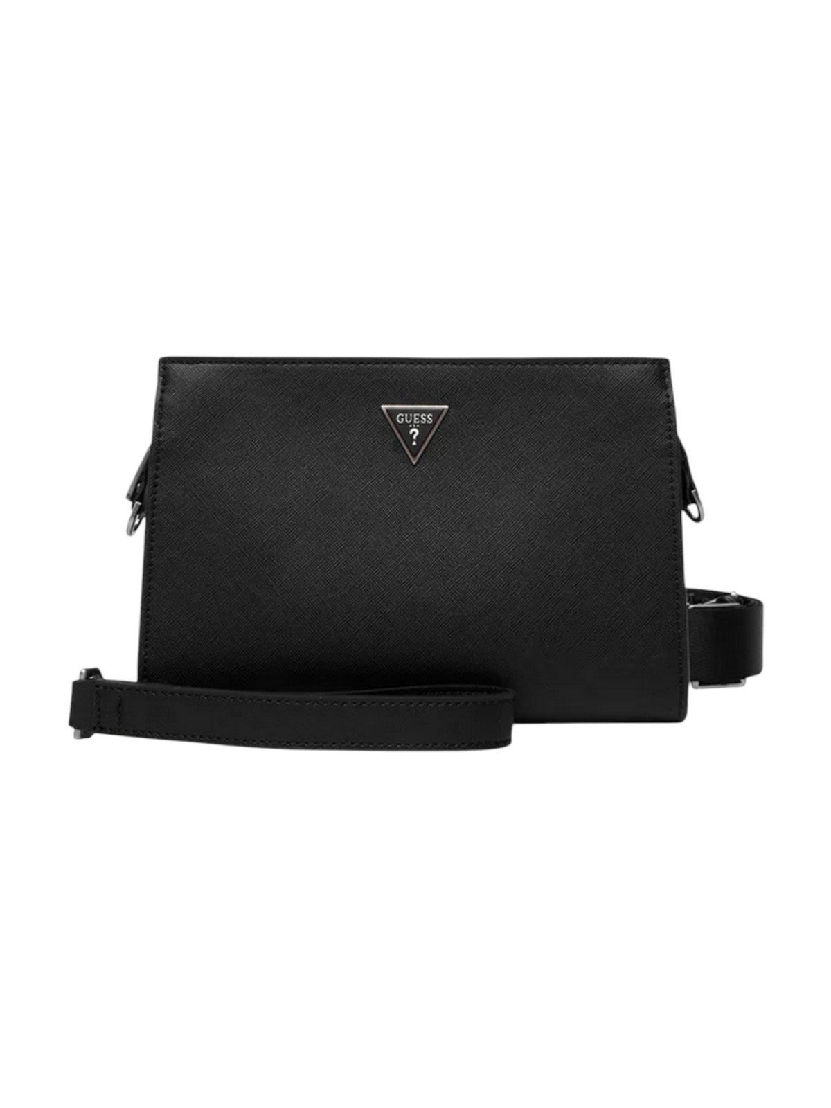 GUESS Pochette Uomo MILANO CROSSBODY TOP ZIP HMMISA P6157 BLA BLACK