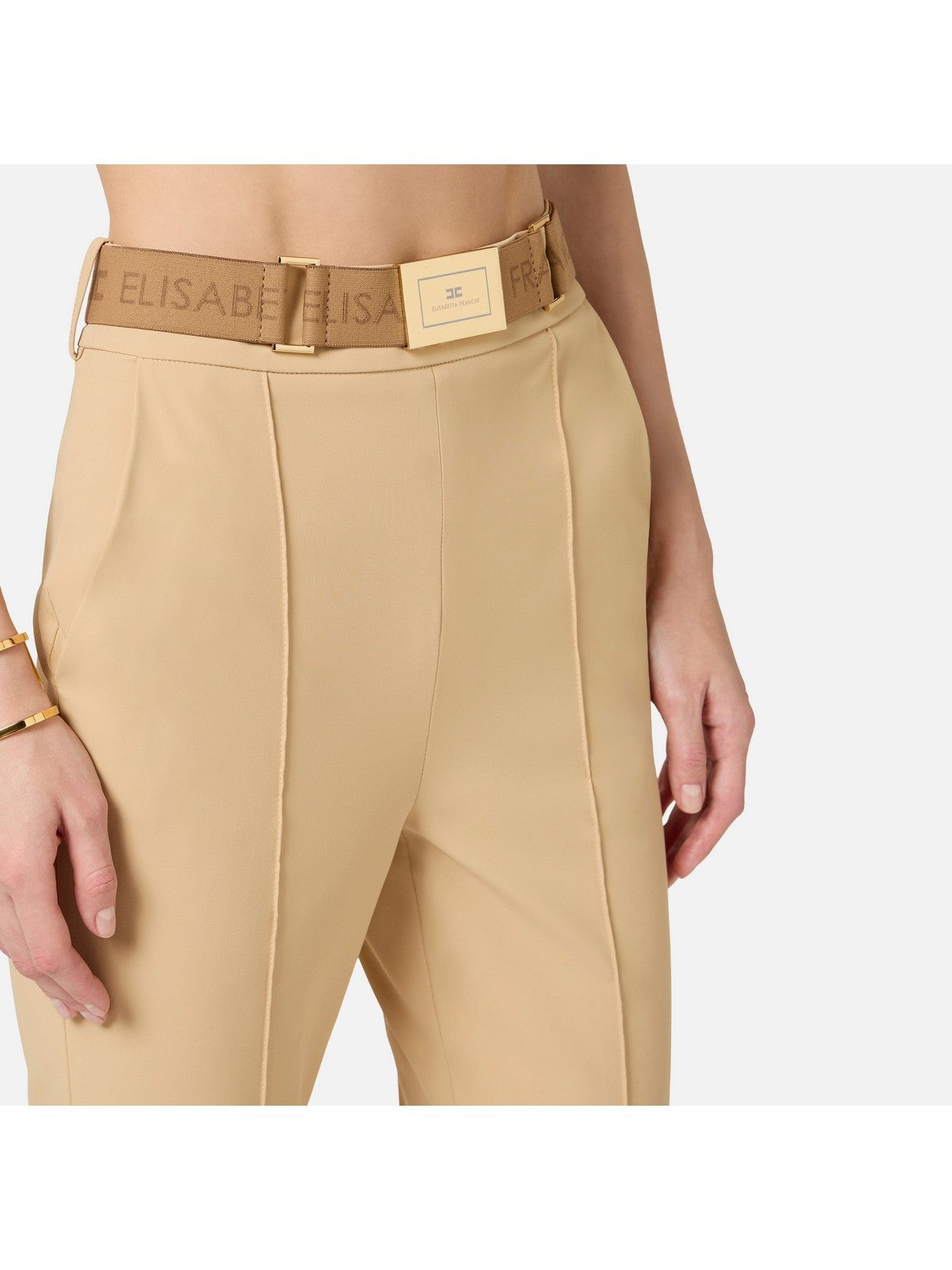 ELISABETTA FRANCHI Pantalone Donna  PA13261E2 470 CAMMELLO gioboutiqueweb