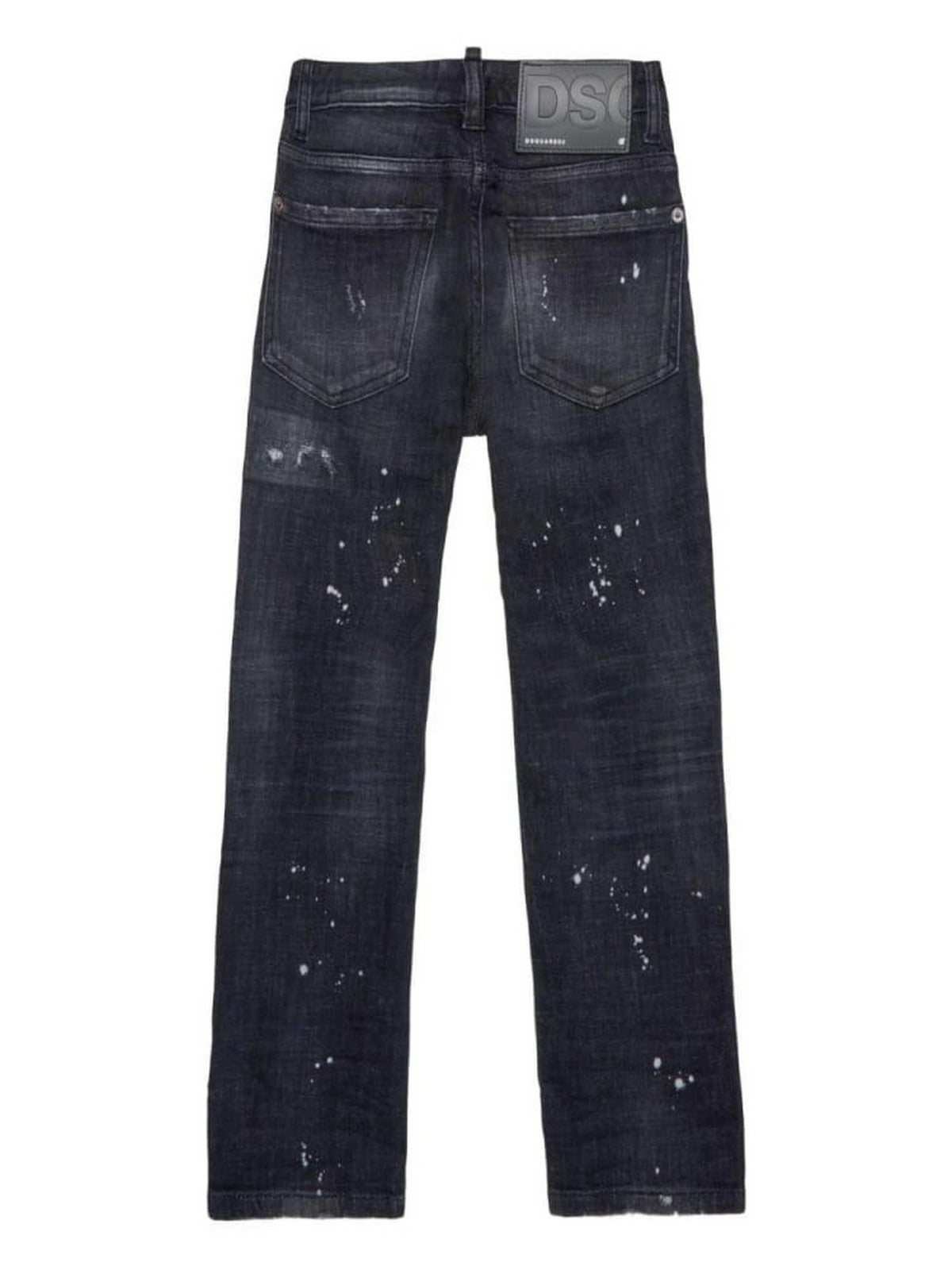 DSQUARED2 KIDS Jeans Bambini e ragazzi  DQ0236 D0AFY DQ02 DENIM BLACK gioboutiqueweb