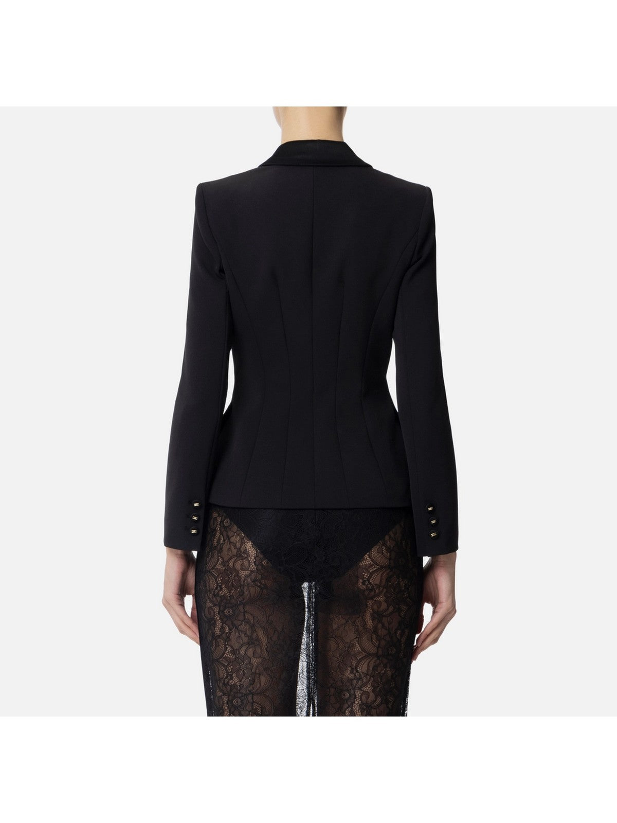 ELISABETTA FRANCHI Giacca Donna  GI14251E2-110 Nero gioboutiqueweb